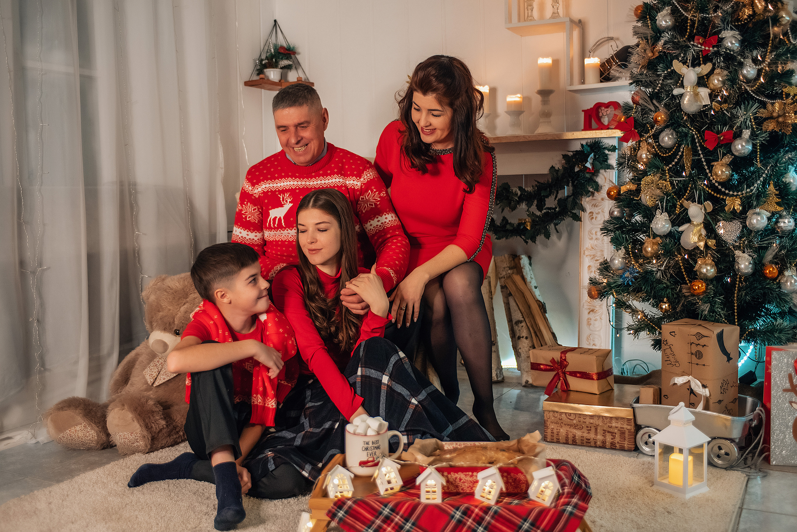 Новогодние в студии. Свадебный и семейный фотограф в Камышлове Ирина Чуркина