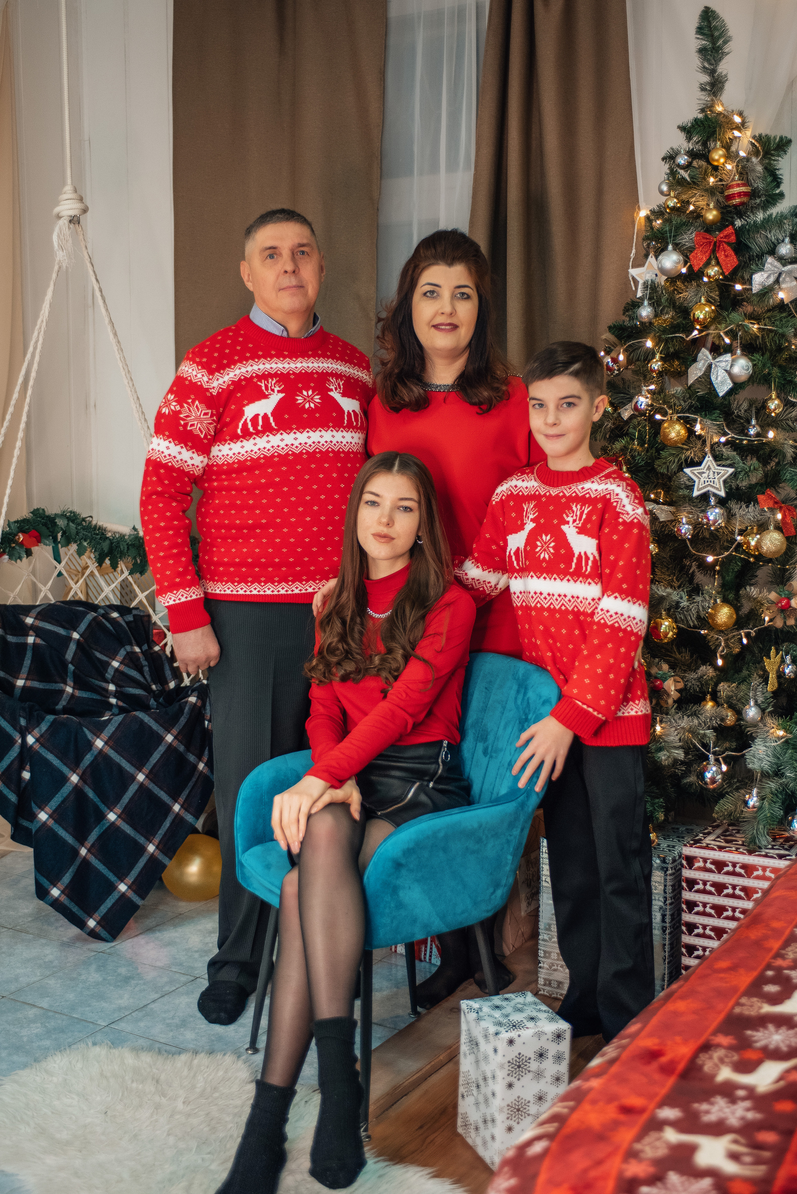 Новогодние в студии. Свадебный и семейный фотограф в Камышлове Ирина Чуркина