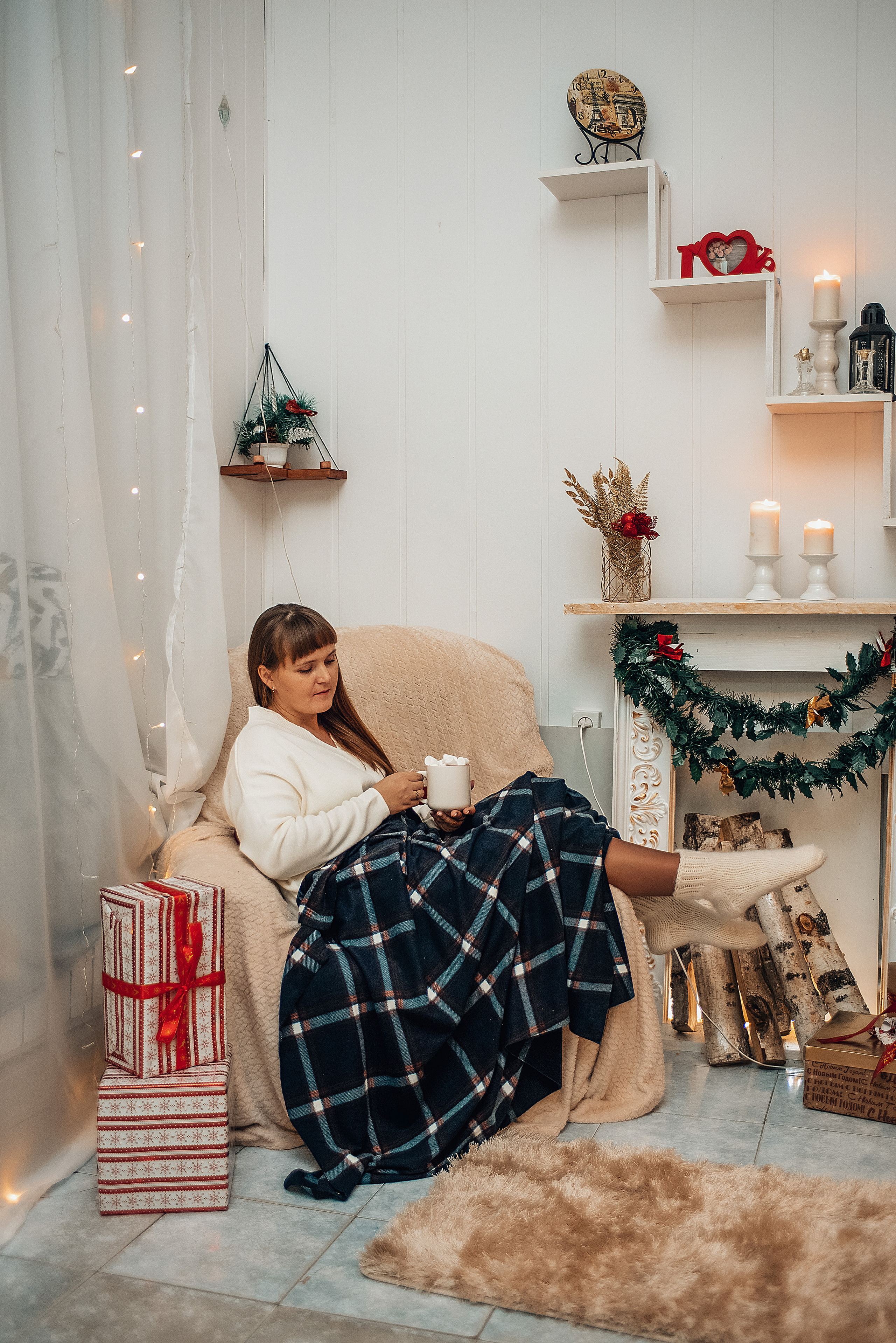 Новогодние в студии. Свадебный и семейный фотограф в Камышлове Ирина Чуркина