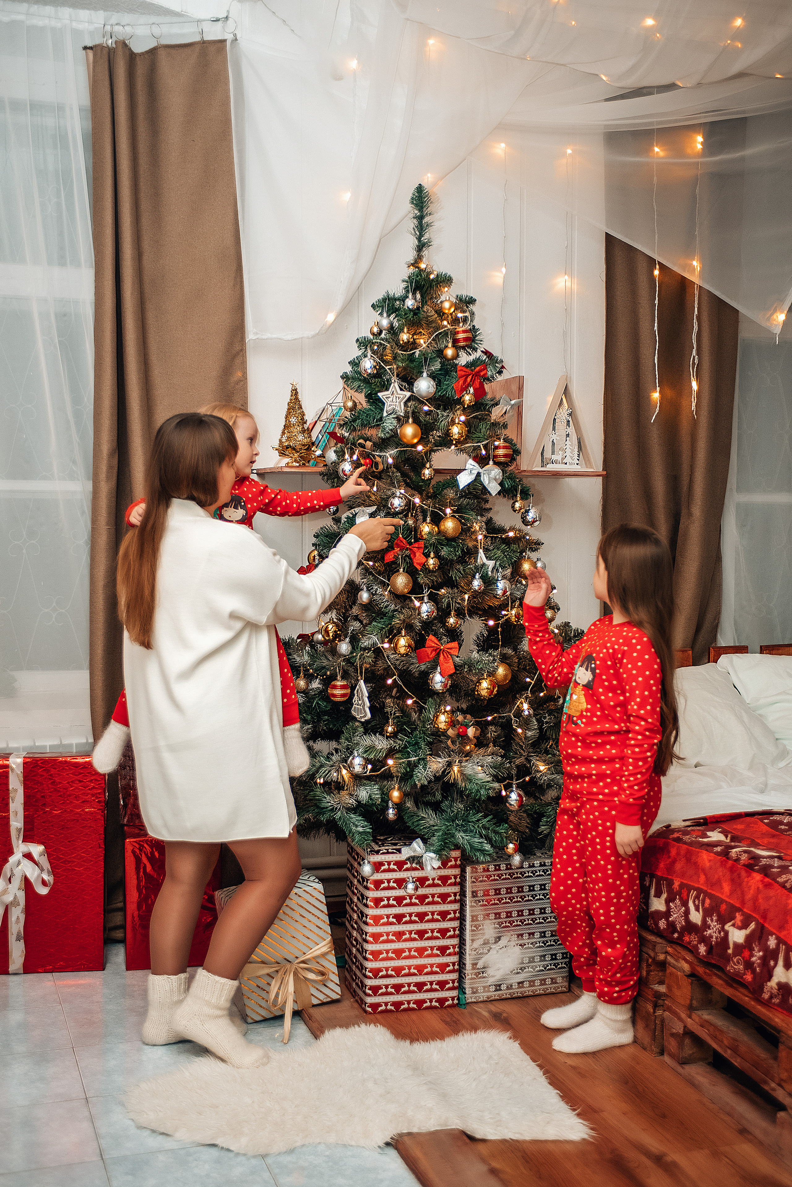 Новогодние в студии. Свадебный и семейный фотограф в Камышлове Ирина Чуркина