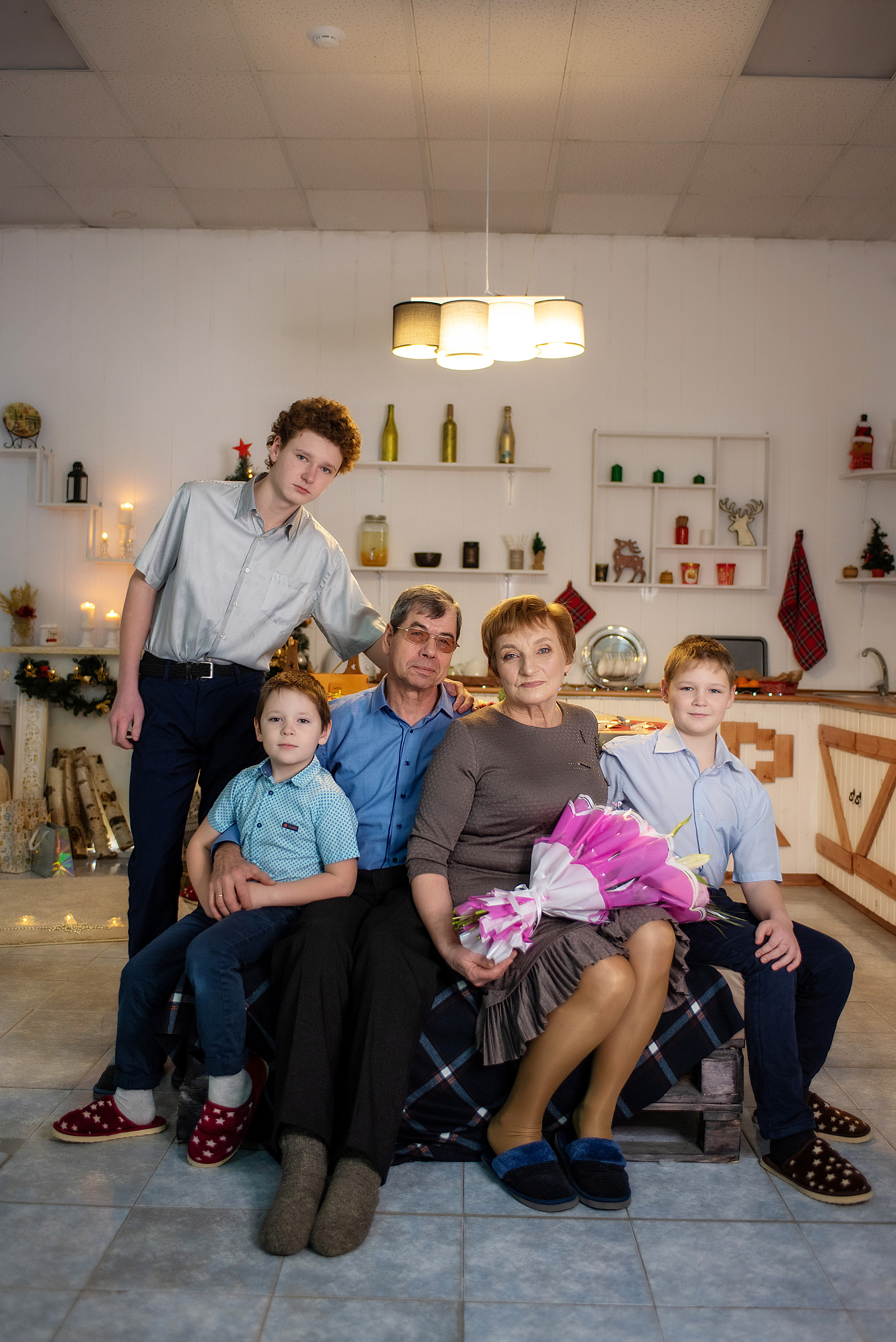 Новогодние в студии. Свадебный и семейный фотограф в Камышлове Ирина Чуркина