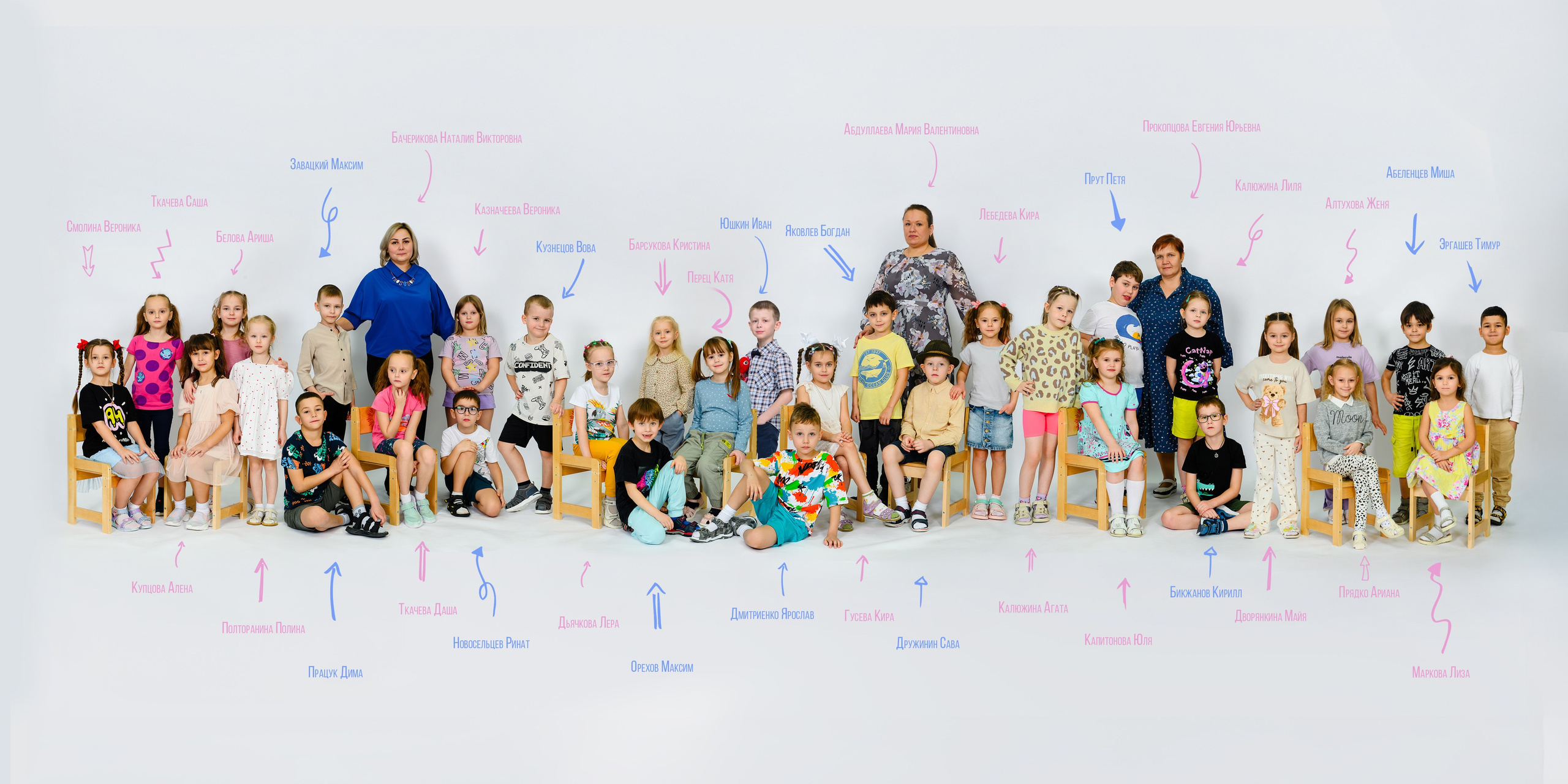 Выпускной альбом для детского сада «Минимализм». Студия выпускных альбомов Ольги Галкиной. Томск