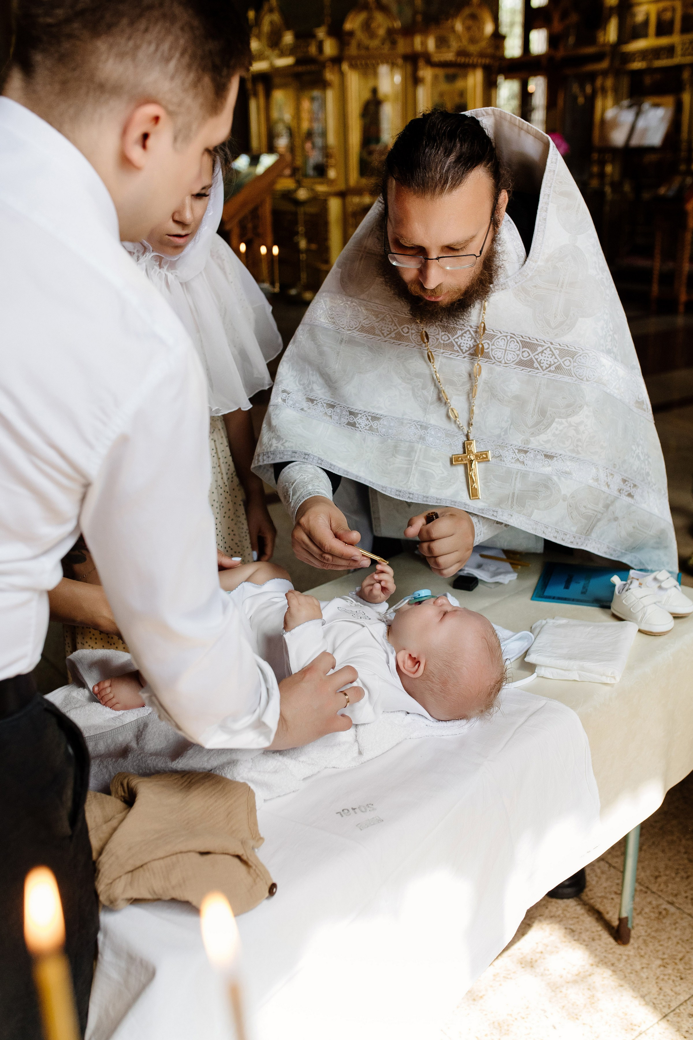 Крещение Луки. Свадебный и семейный фотограф Екатерина Иванова