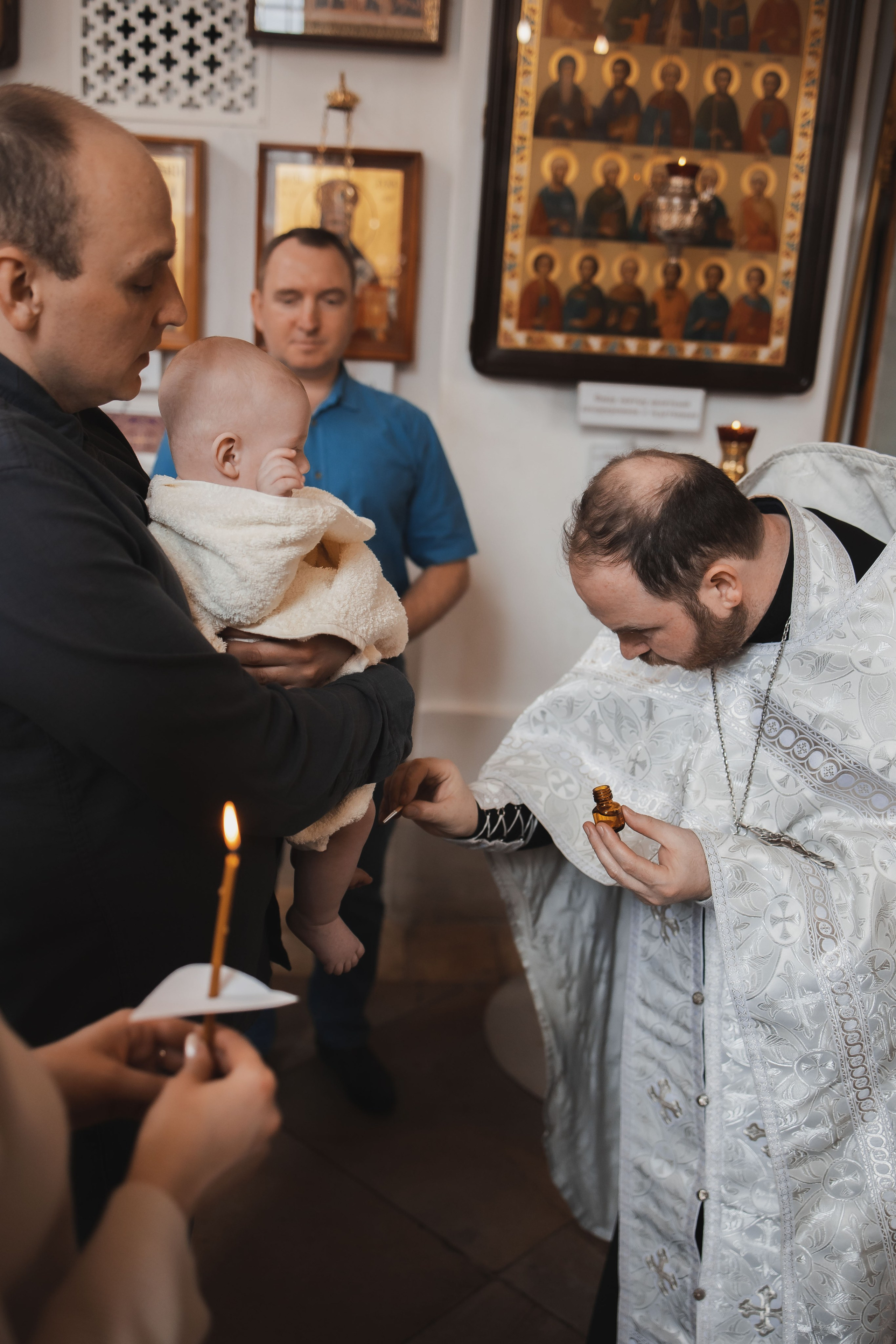 Крещение Дмитрия. Семейный, индивидуальный фотограф в Москве Ангели Марина