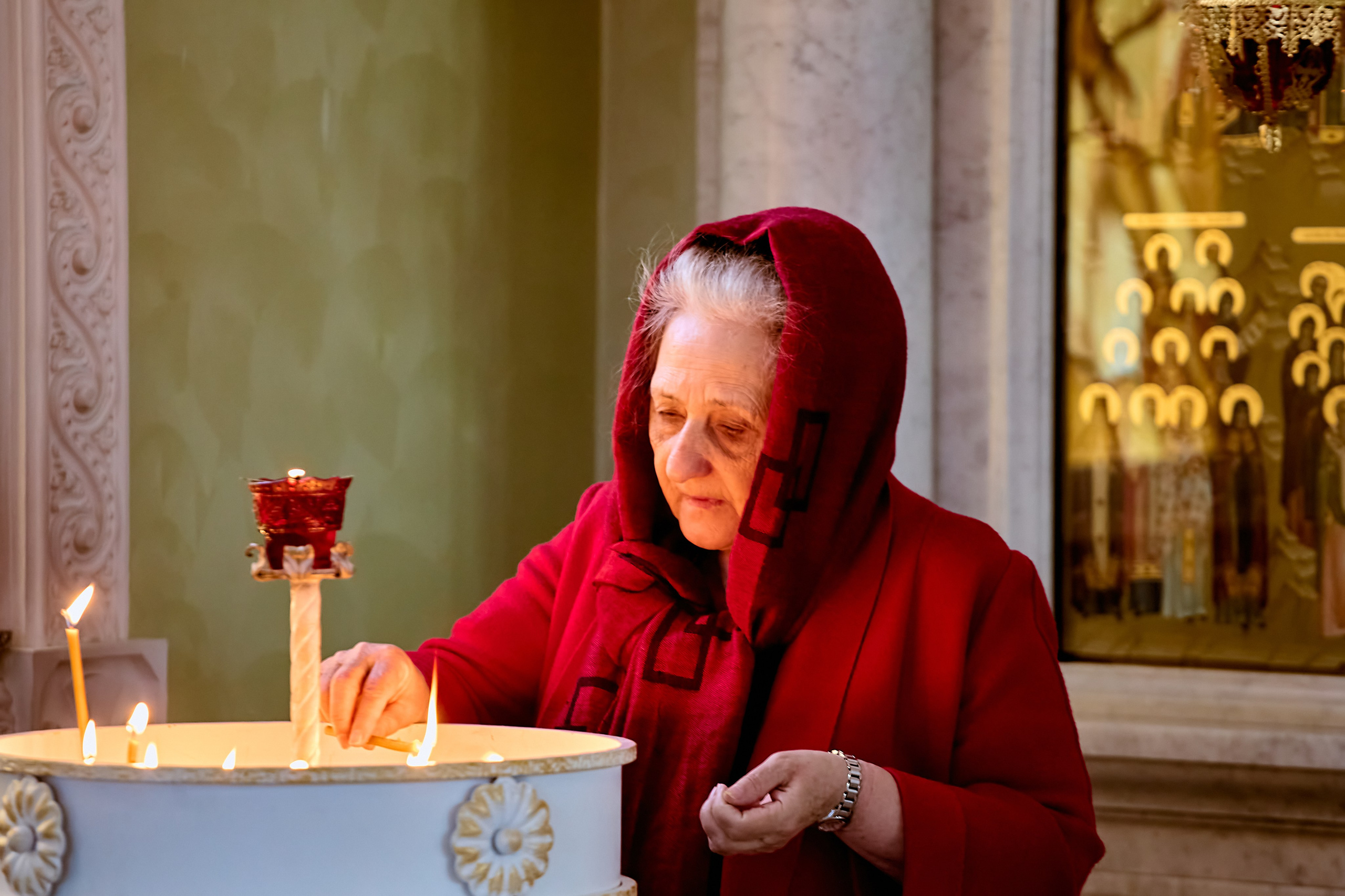 Фотографии Божественной Литургии в Неделю Крестопоклонную