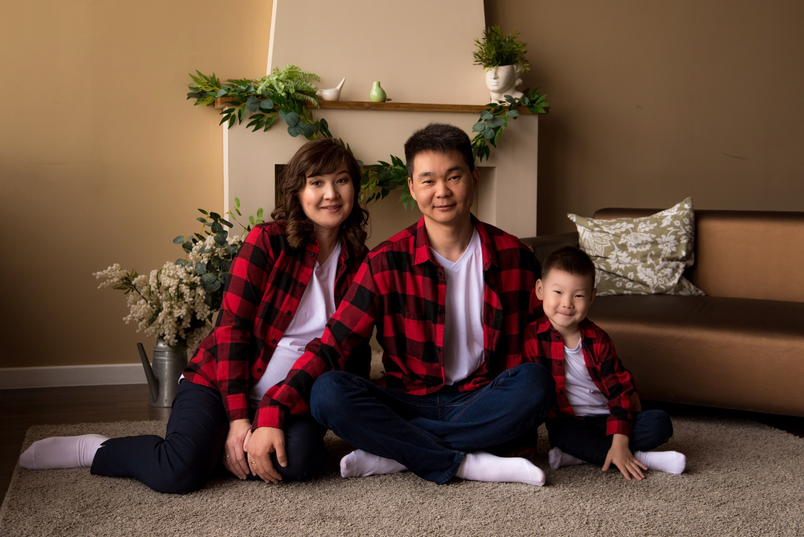 Комплекты Family look. Фотостудия Малина в городе Улан-Удэ. Фотограф Ирина Жарникова