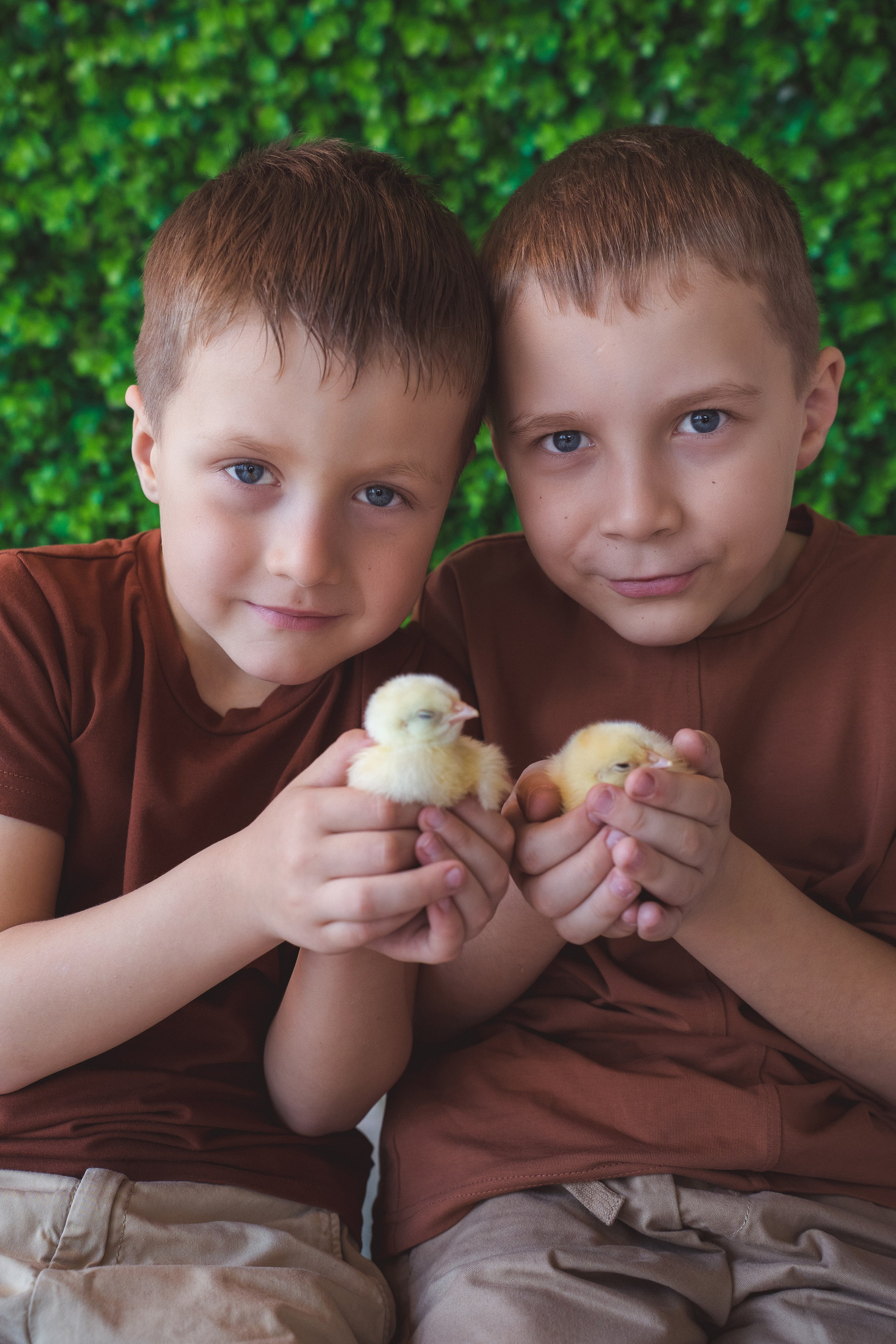 Пасхальный фотодень с цыплятами и кроликами. Фотограф Маргарита Слободянина в Хабаровске