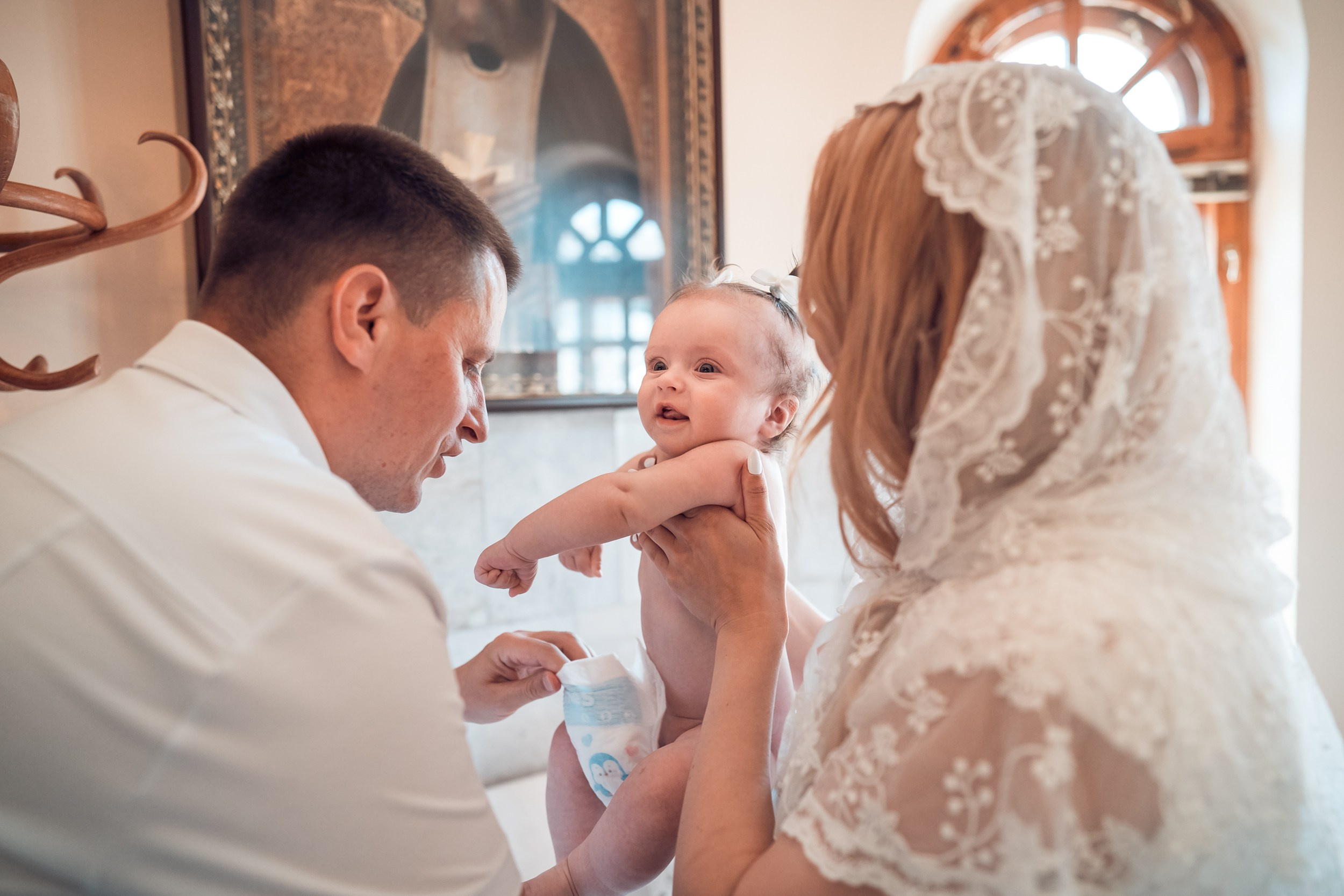 Крещение в Свято-Троицком монастыре Симферополь. Церковный фотограф Севастополь