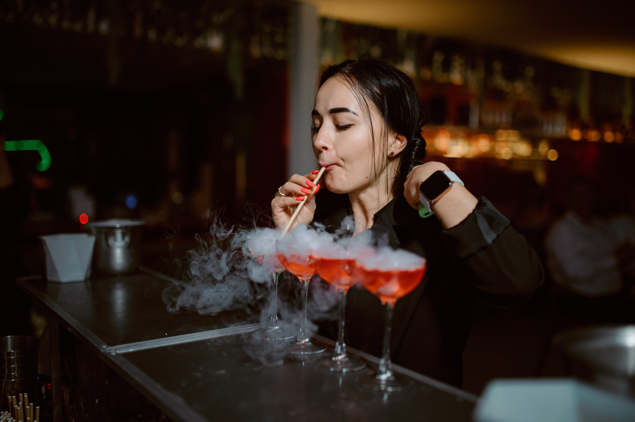 Ресторан. День рождения. Атмосфера. Свадебный фотограф Константинова Елена