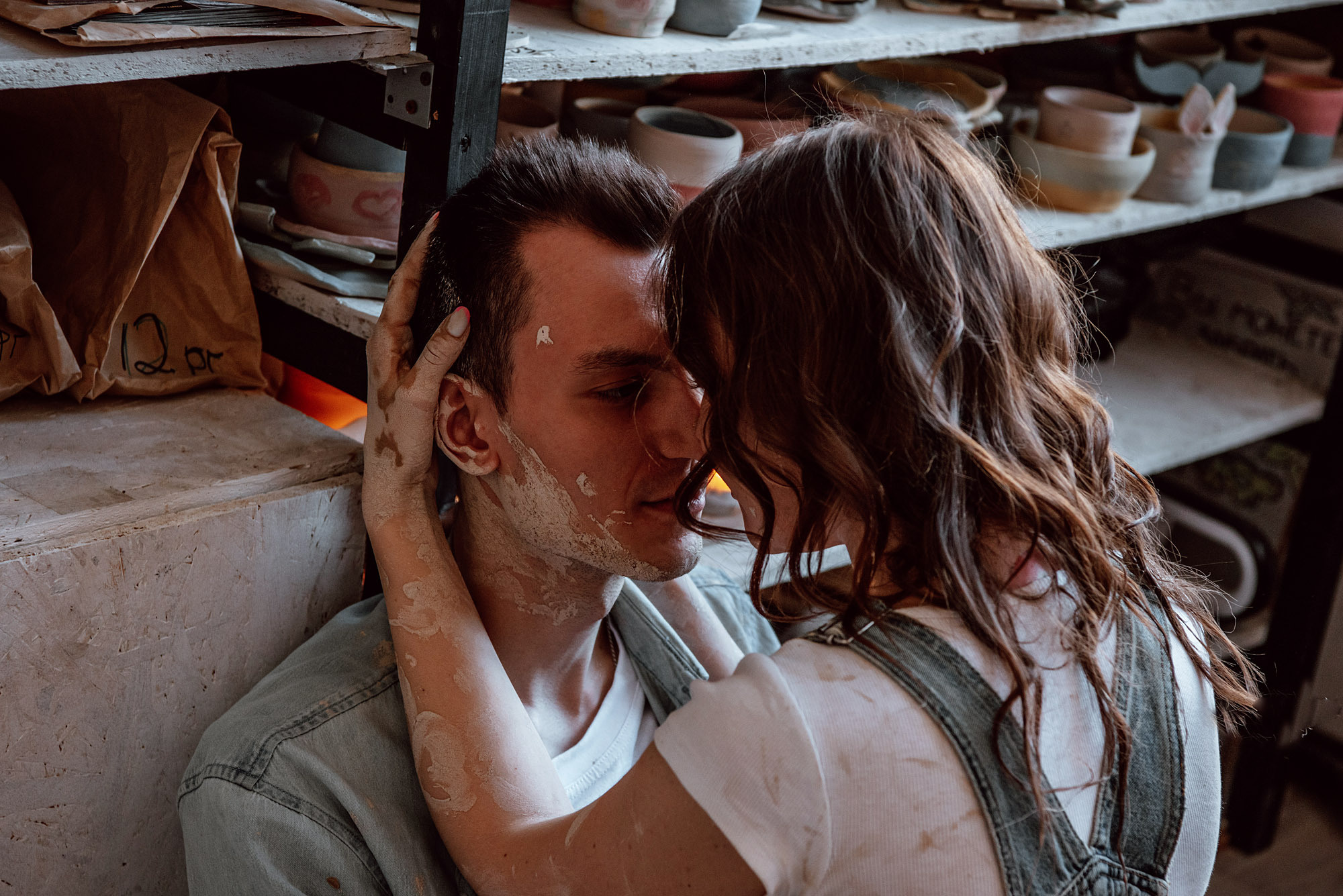 LOVE STORY в Гончарной студии. КОНТЕНТ/ЖЕНСКИЙ ФОТОГРАФ МЕДВЕДЕВА НАТАЛЬЯ