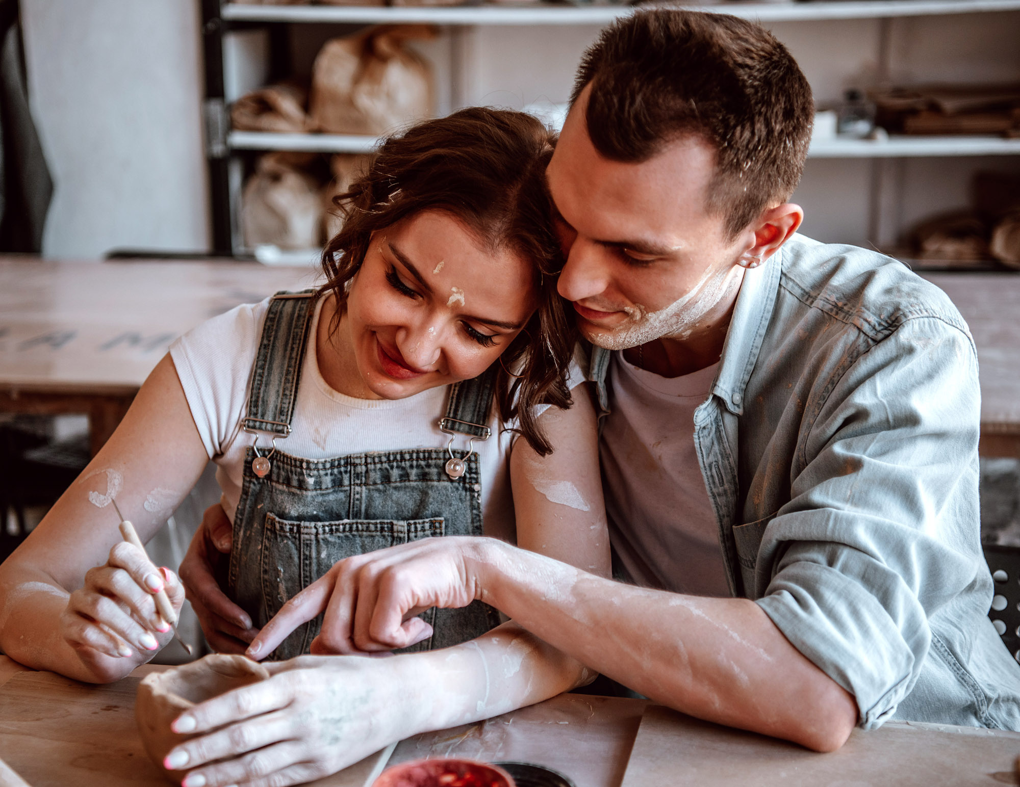LOVE STORY в Гончарной студии. КОНТЕНТ/ЖЕНСКИЙ ФОТОГРАФ МЕДВЕДЕВА НАТАЛЬЯ