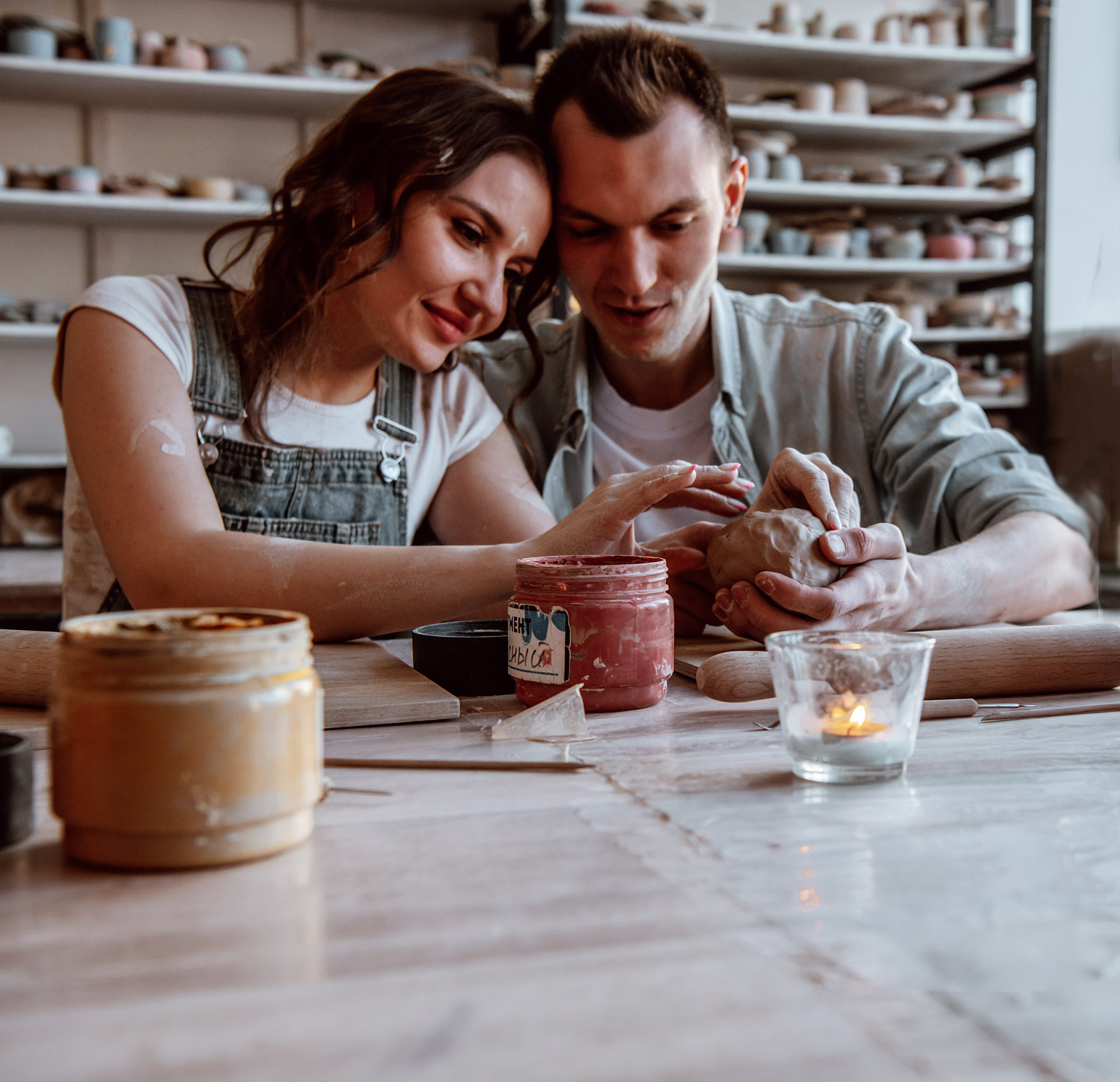 LOVE STORY в Гончарной студии. КОНТЕНТ/ЖЕНСКИЙ ФОТОГРАФ МЕДВЕДЕВА НАТАЛЬЯ