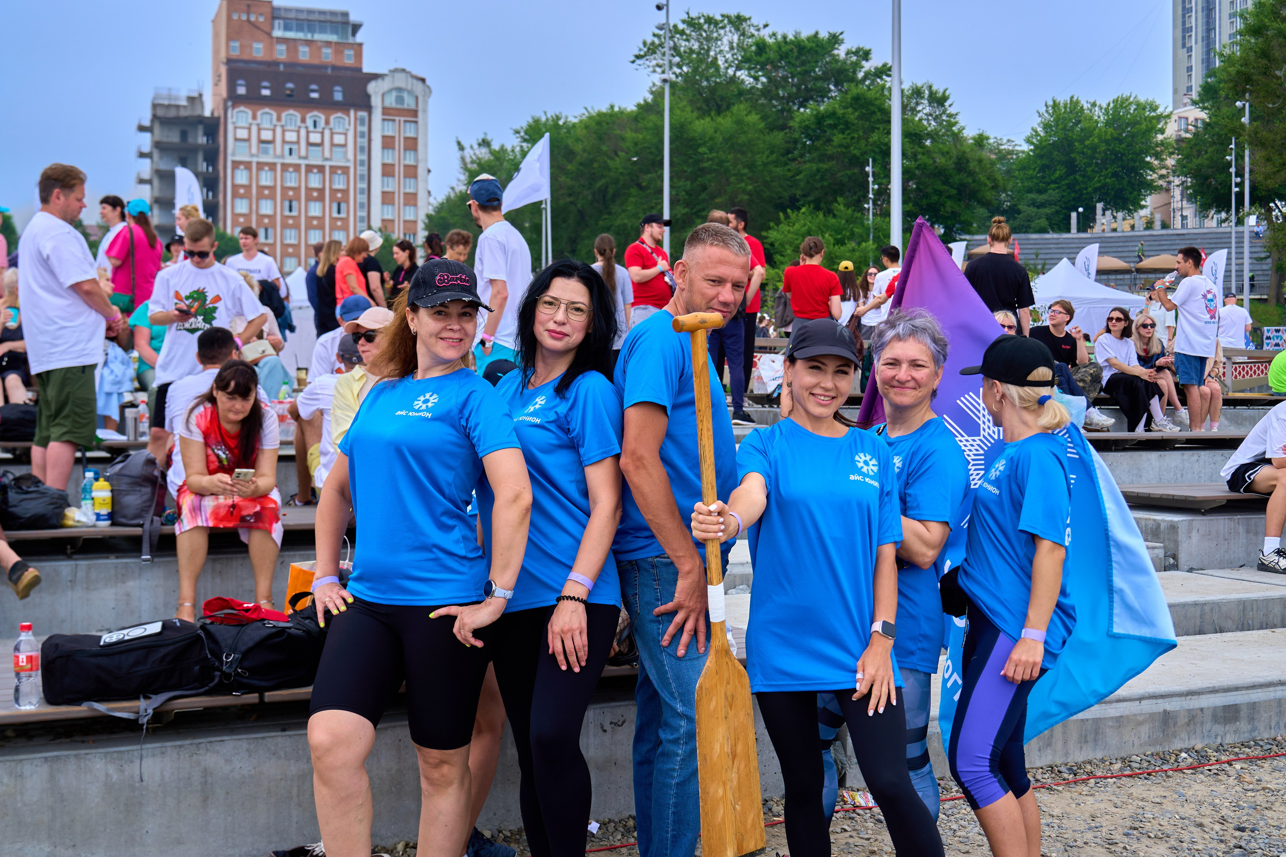 Соревнования на лодках дракон Айс Юнион. Фотограф во Владивостоке