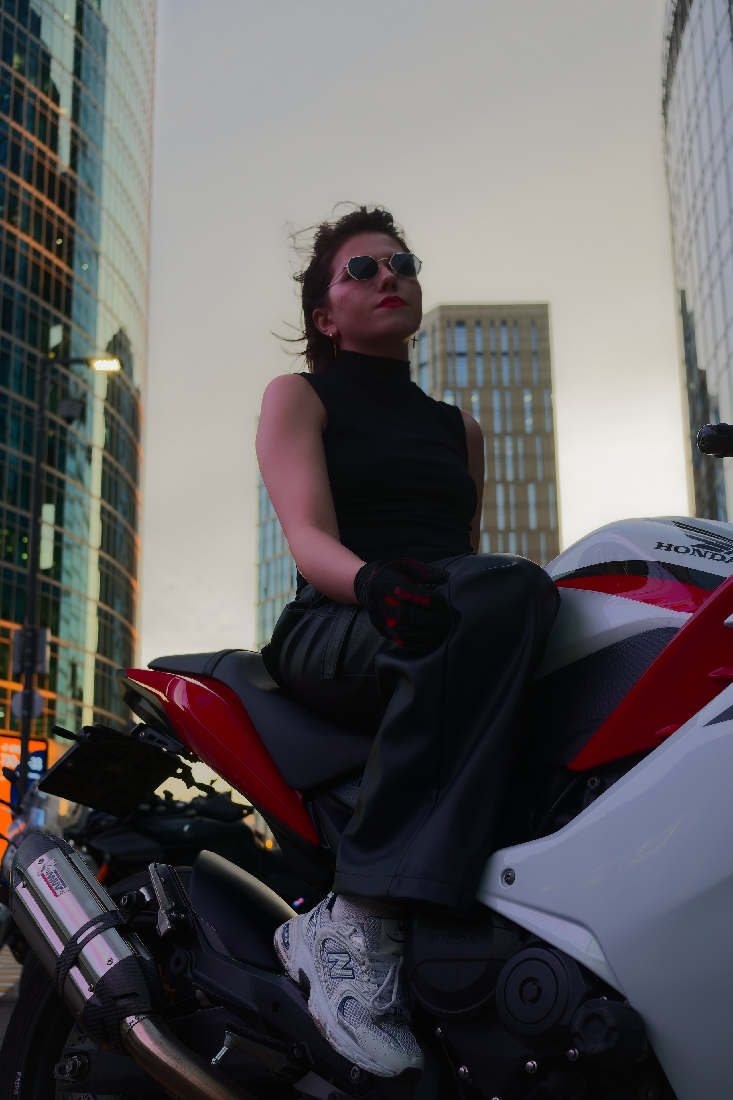 Анастасия. Мотоцикл. Фотограф Денис Шемет