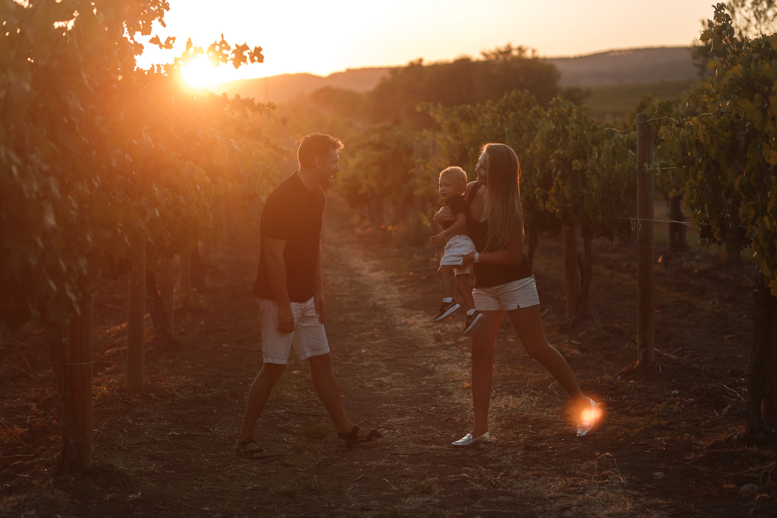 Съёмка в виноградниках. Свадебный и семейный фотограф в Крыму и Севастополе Дарья Королева