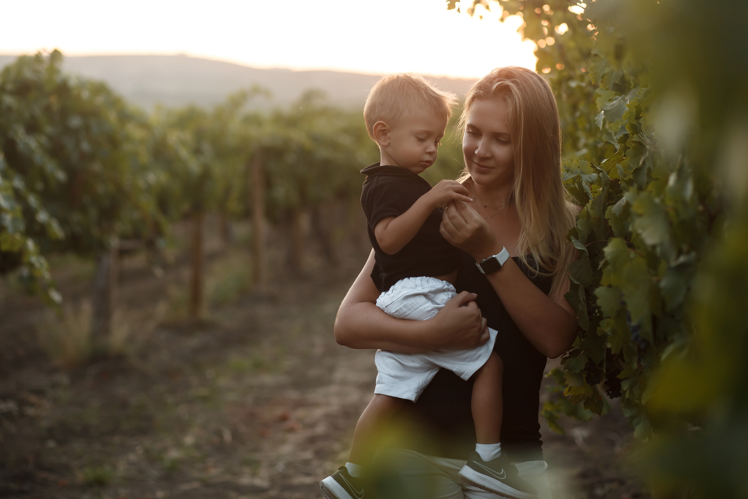 Съёмка в виноградниках. Свадебный и семейный фотограф в Крыму и Севастополе Дарья Королева