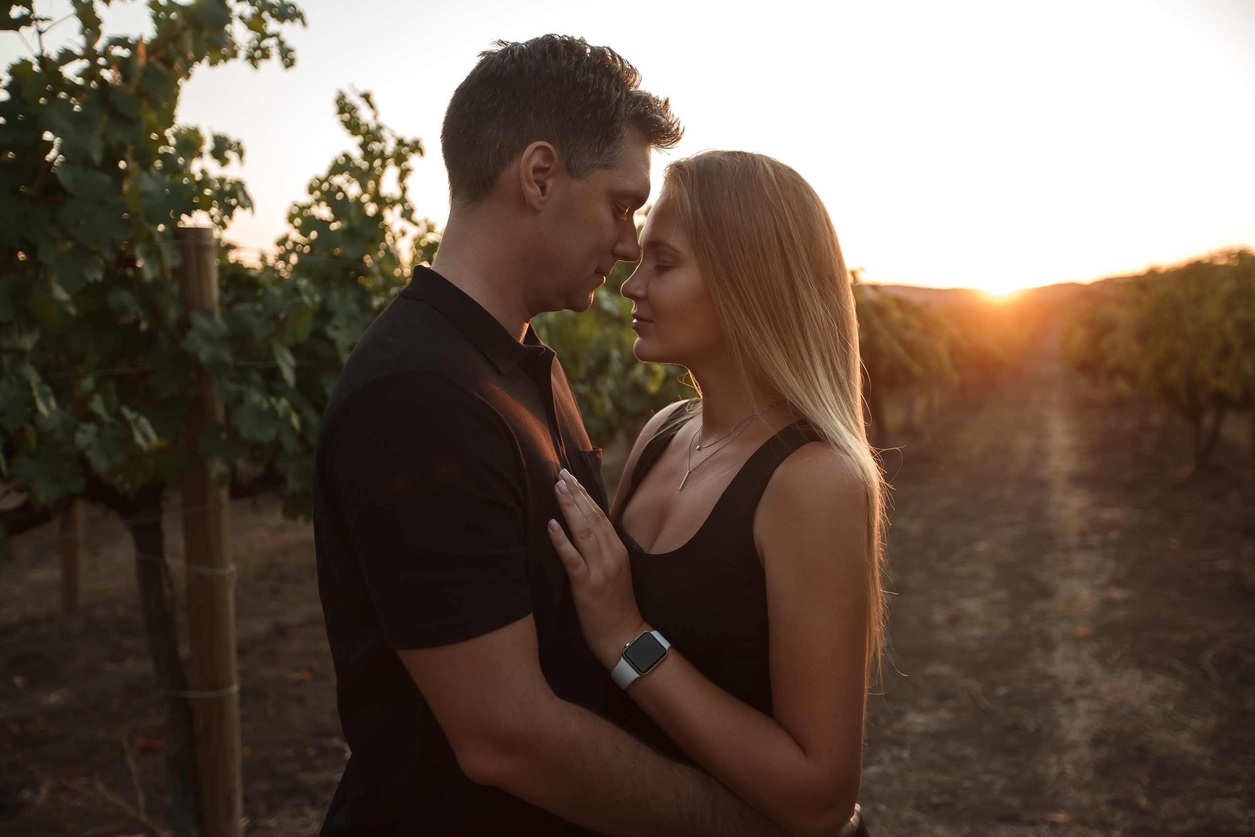 Съёмка в виноградниках. Свадебный и семейный фотограф в Крыму и Севастополе Дарья Королева