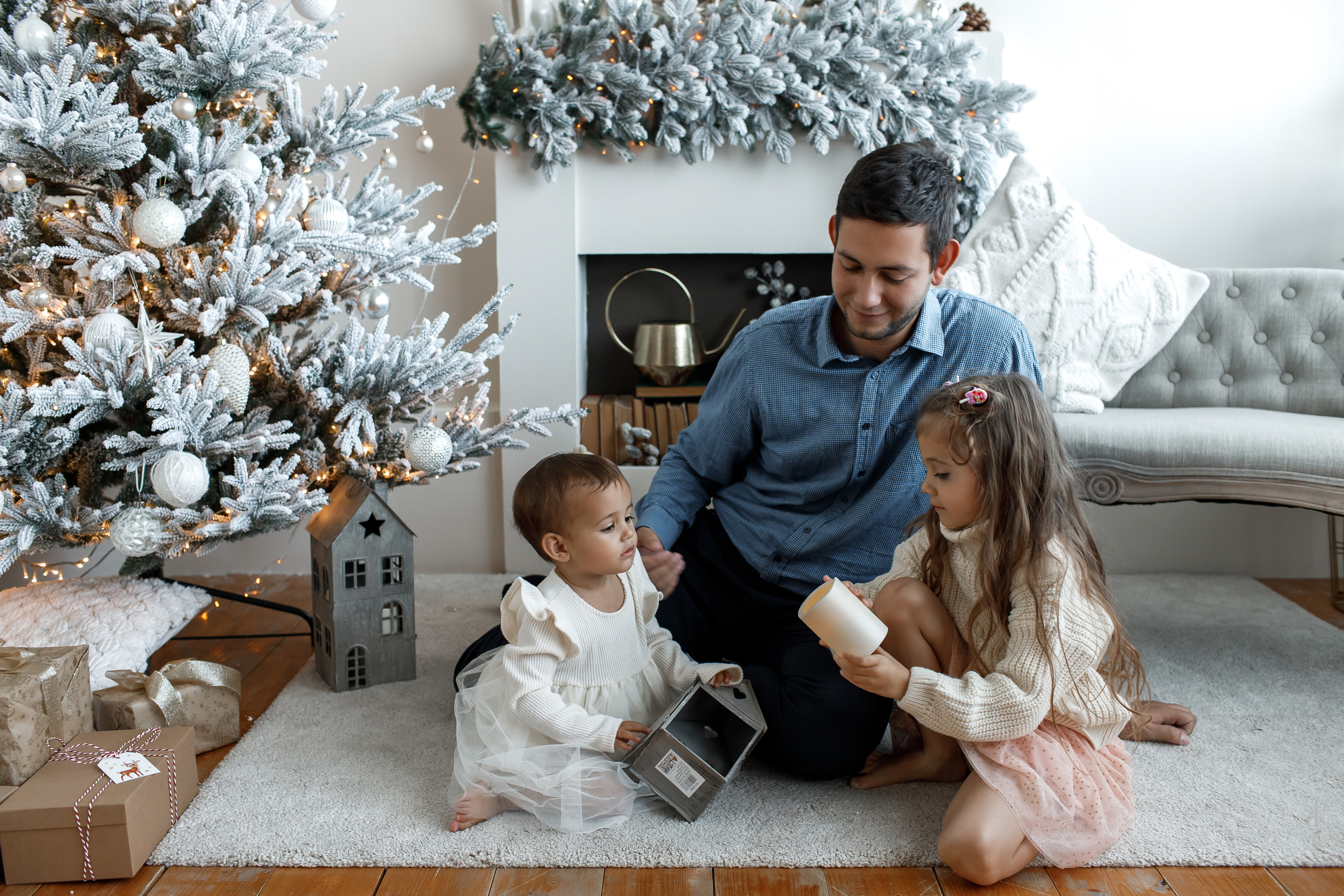 Новогодняя студийная съёмка. Свадебный и семейный фотограф в Крыму и Севастополе Дарья Королева