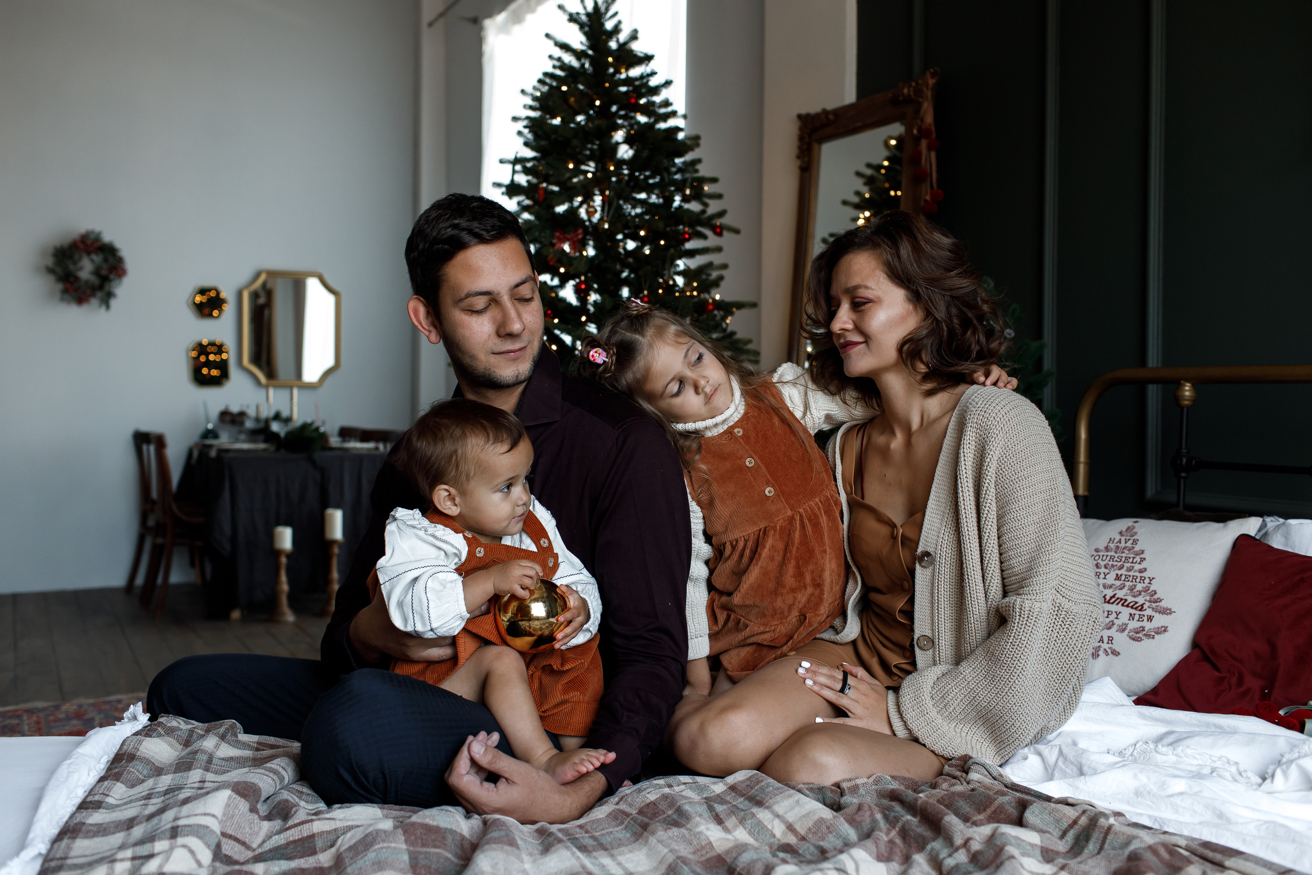 Новогодняя студийная съёмка. Свадебный и семейный фотограф в Крыму и Севастополе Дарья Королева