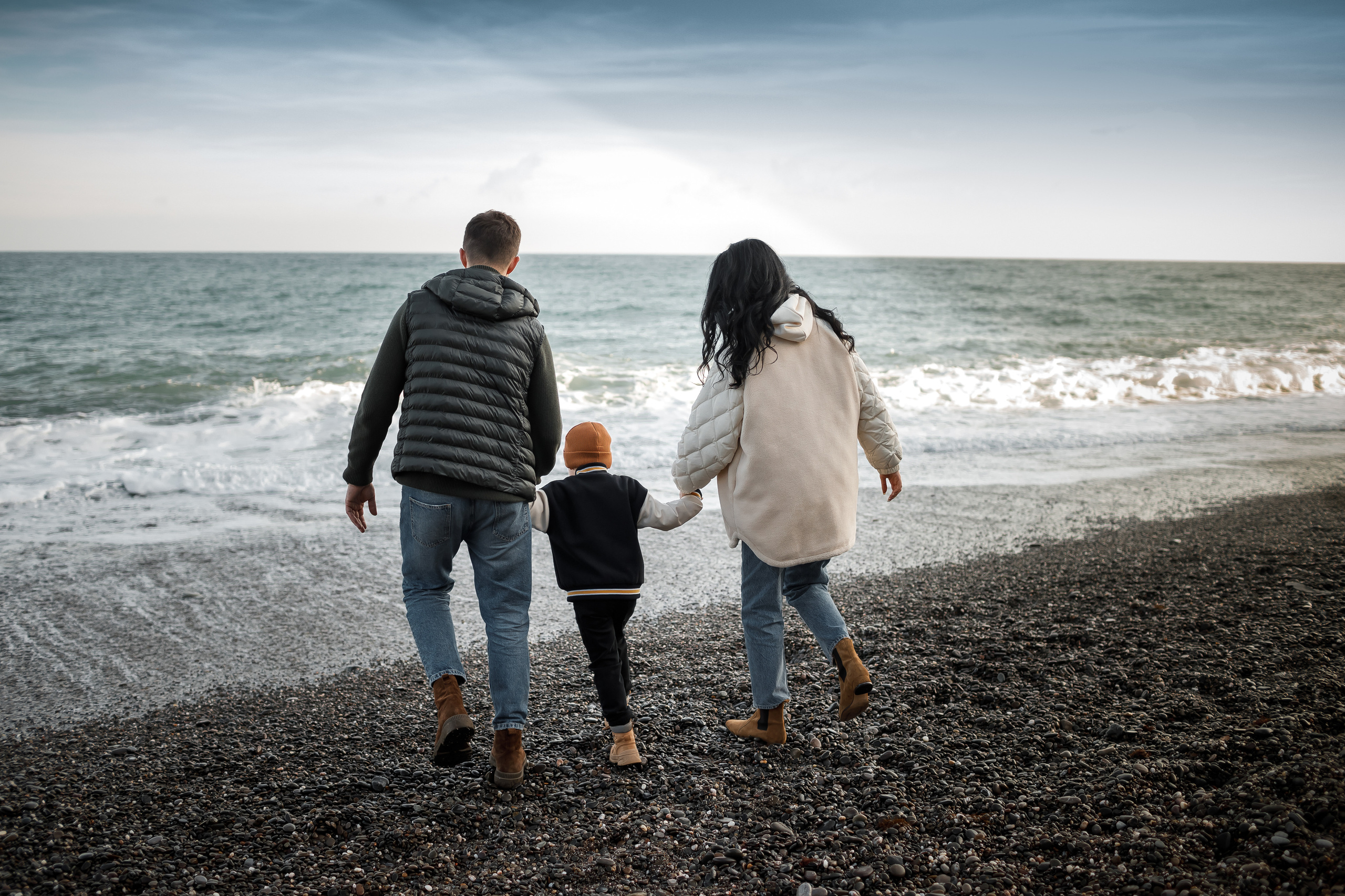 Семейная съёмка у моря. Свадебный и семейный фотограф в Крыму и Севастополе Дарья Королева