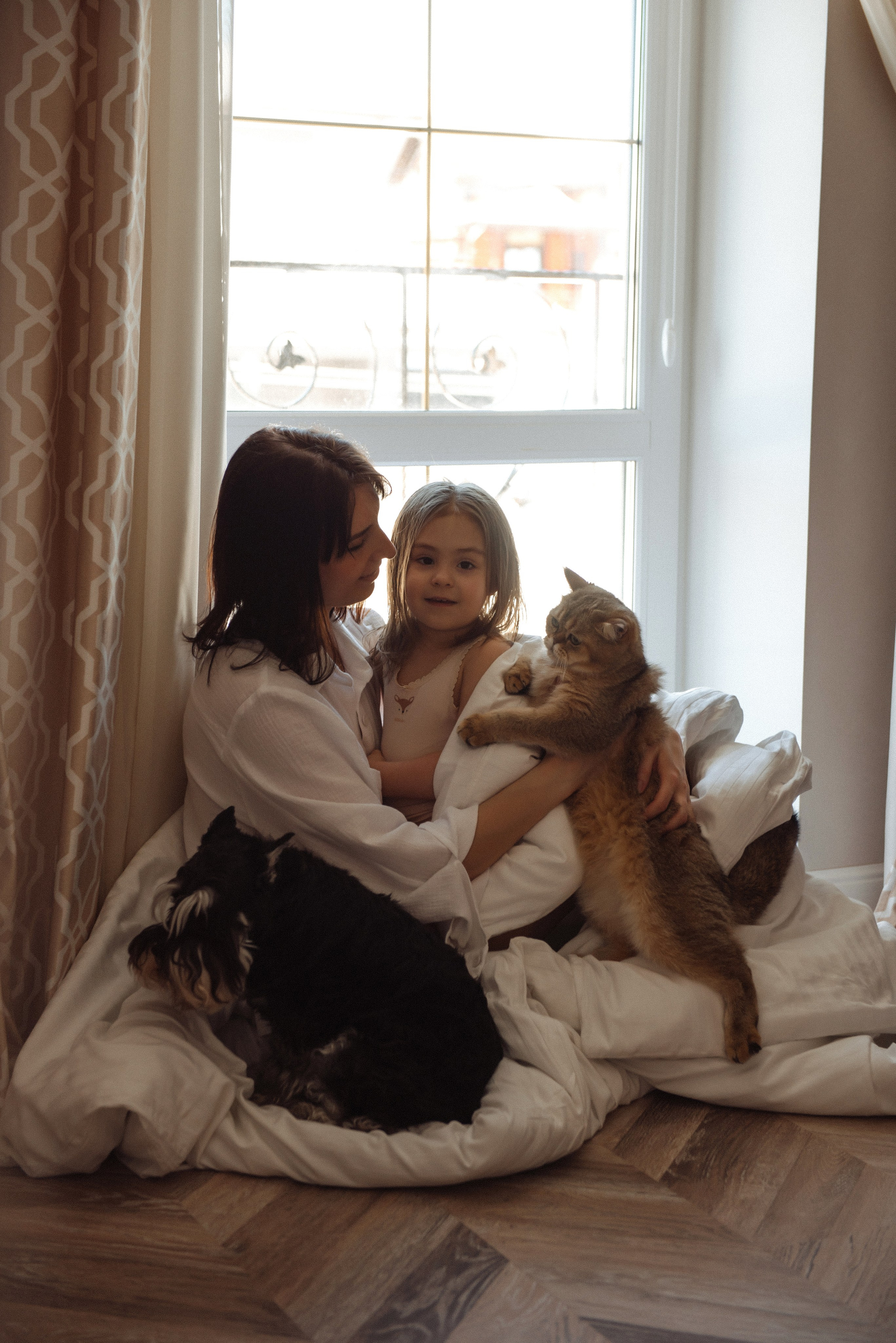 Юля, Аня и хвостики. Свадебный, портретный, фотограф беременности в Нижнем Новгороде Алина Зиновьева