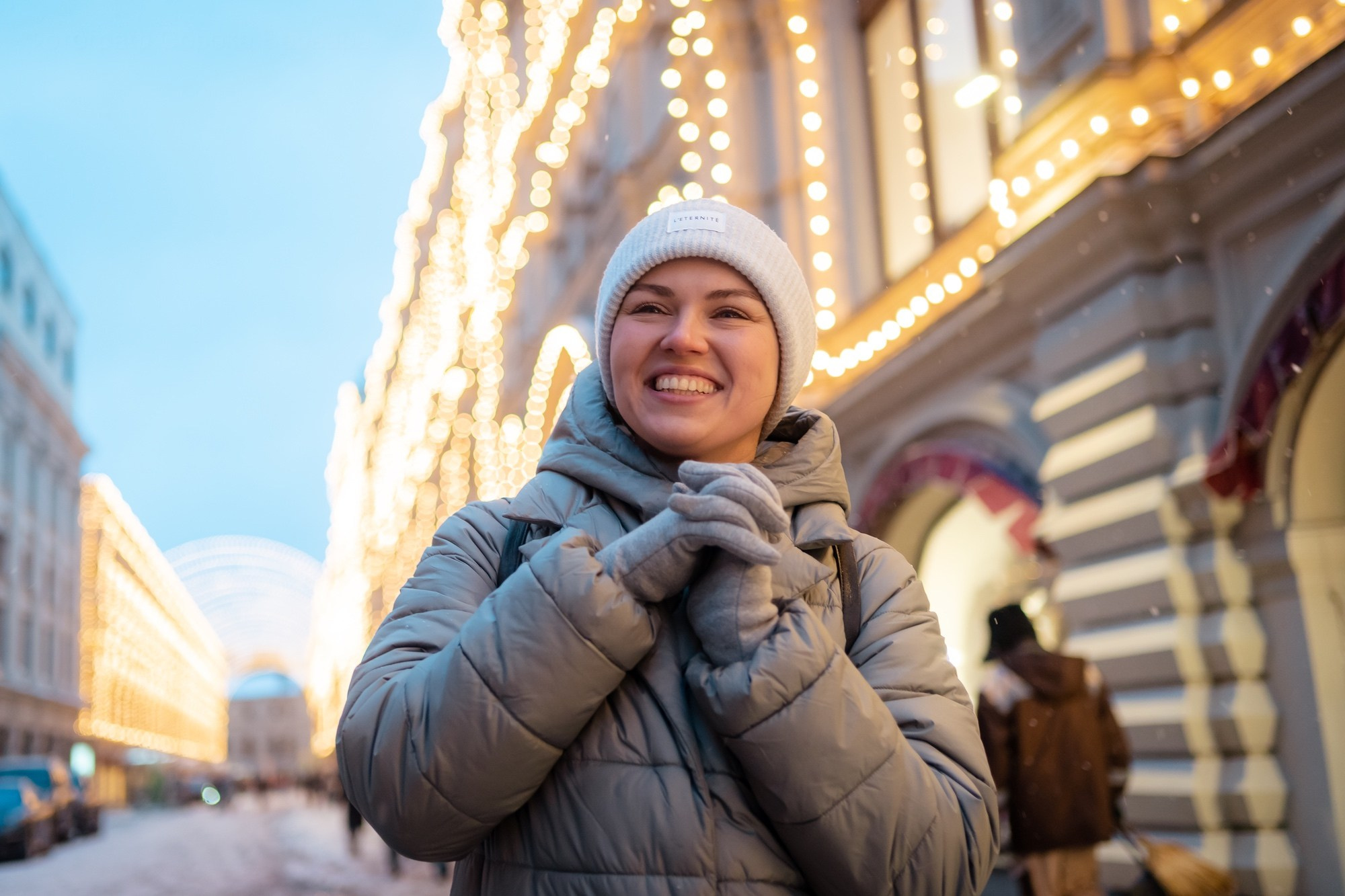 Юля с семьей в центре. Семейный фотограф Варвара Сорока в городе Москве