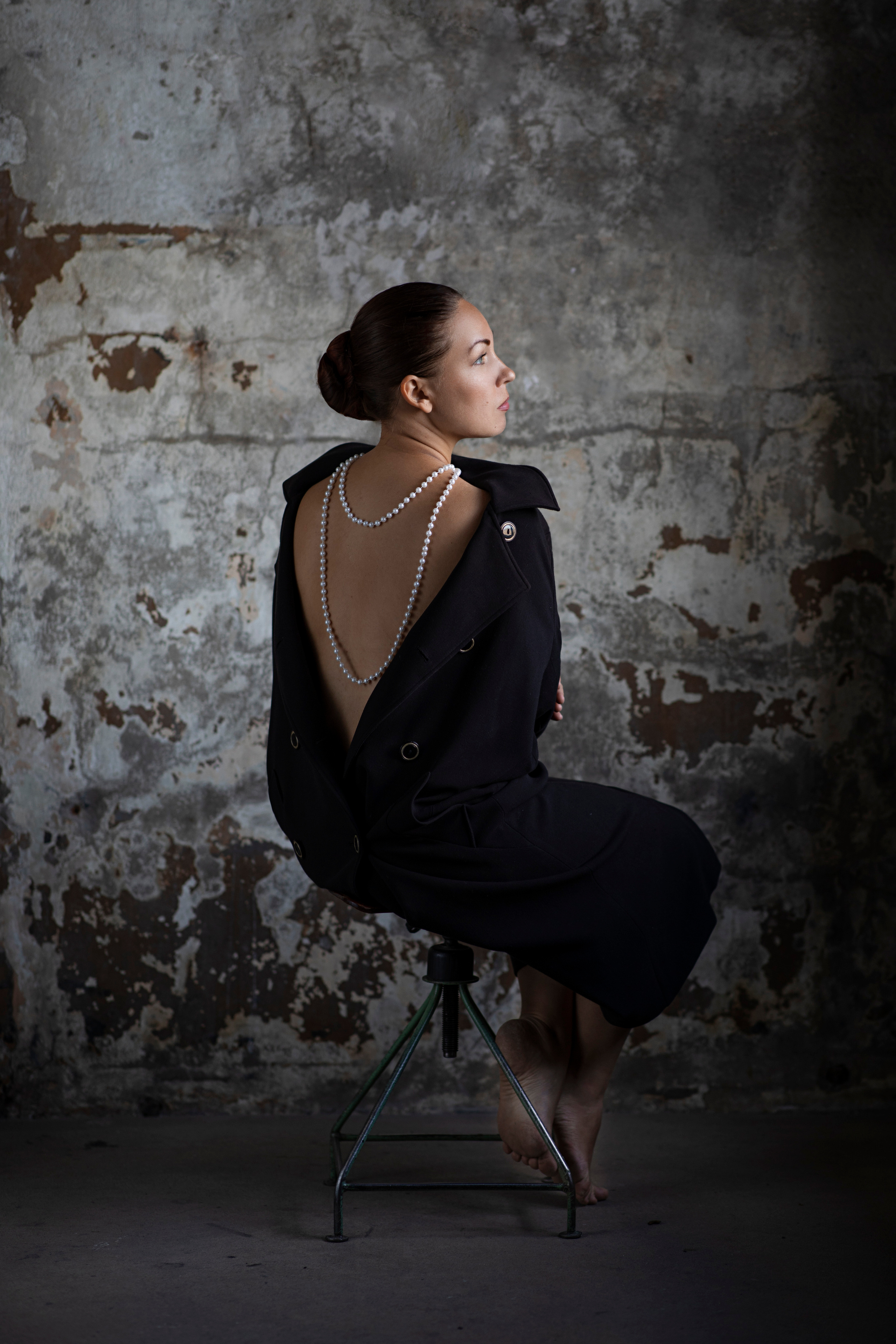 Чёрное пальто. Фотограф в Санкт-Петербурге