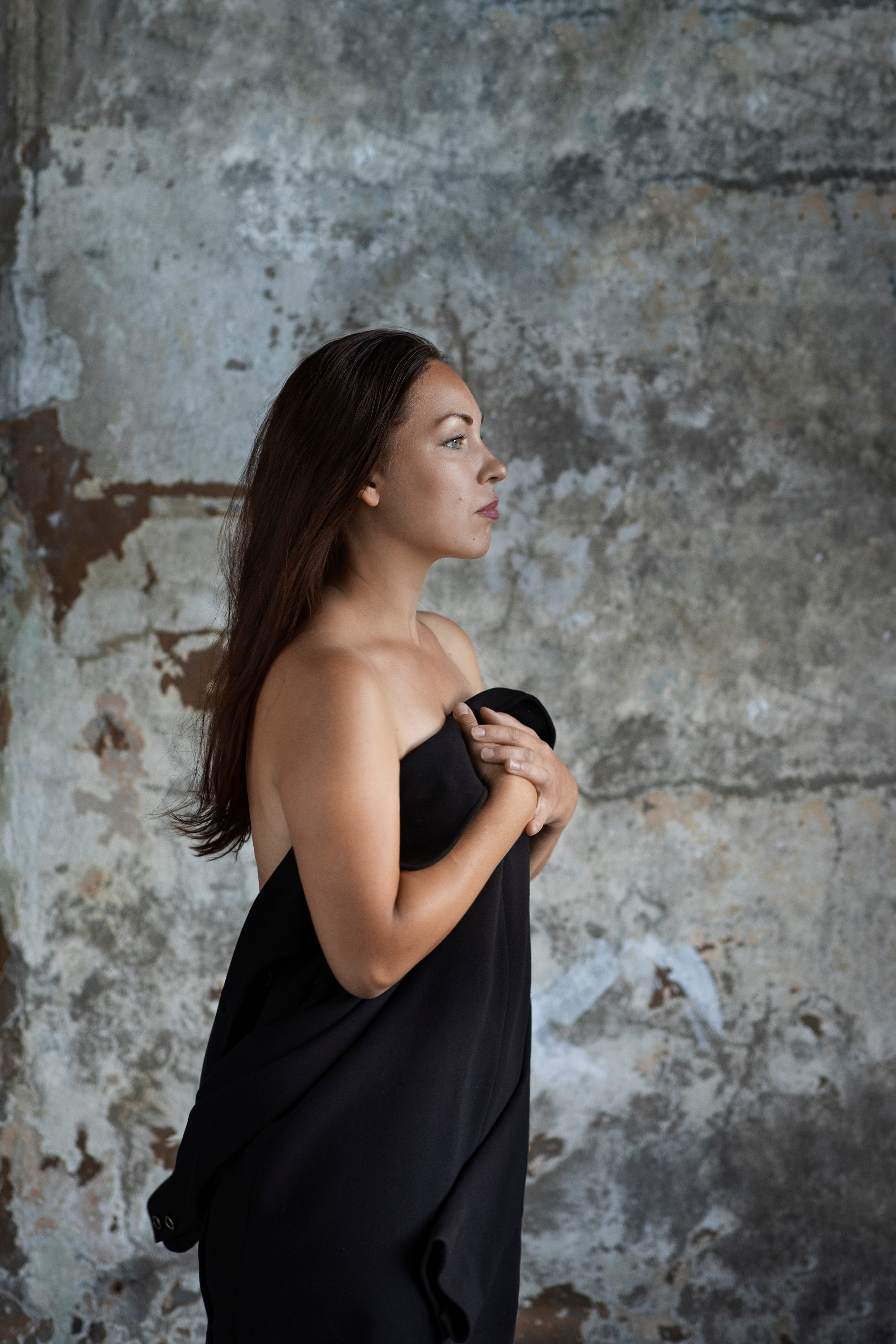 Чёрное пальто. Фотограф в Санкт-Петербурге