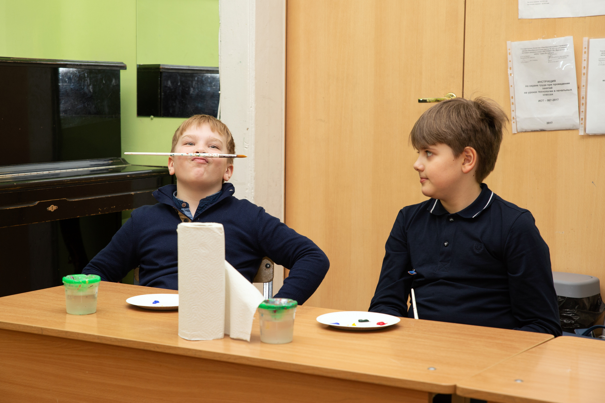 МК в гимназии Петершуле. Фотограф в Санкт-Петербурге