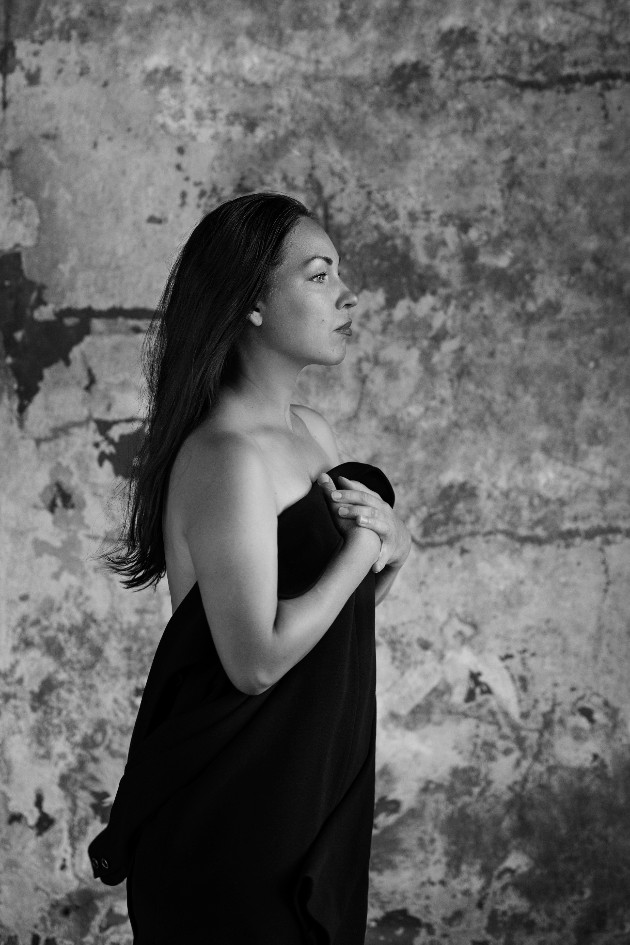 Чёрное пальто. Фотограф в Санкт-Петербурге