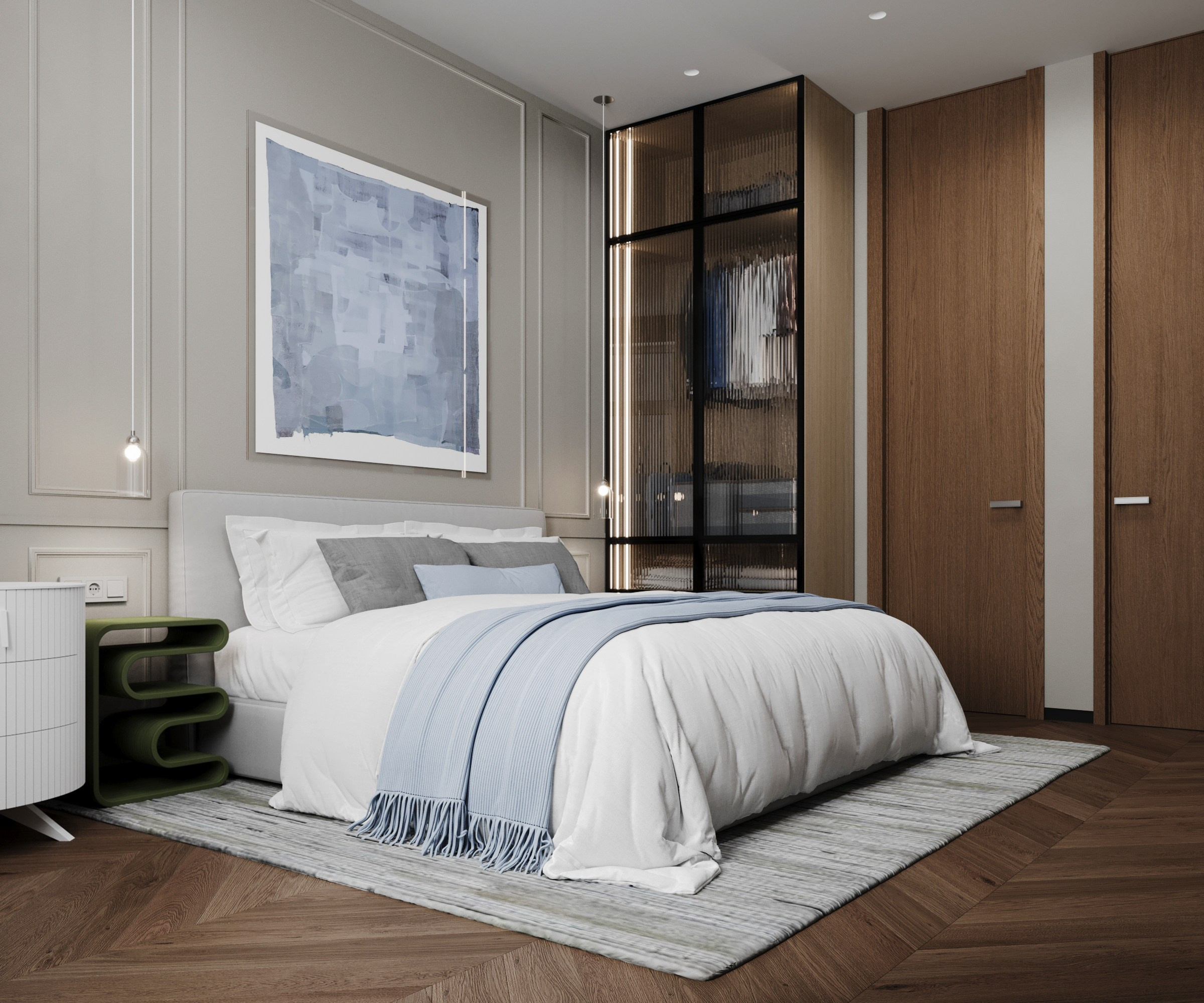 Квартира в Обнинске, 2024 год, 97 м.кв. BYPRITCHINA | студия дизайна интерьера г. Москва