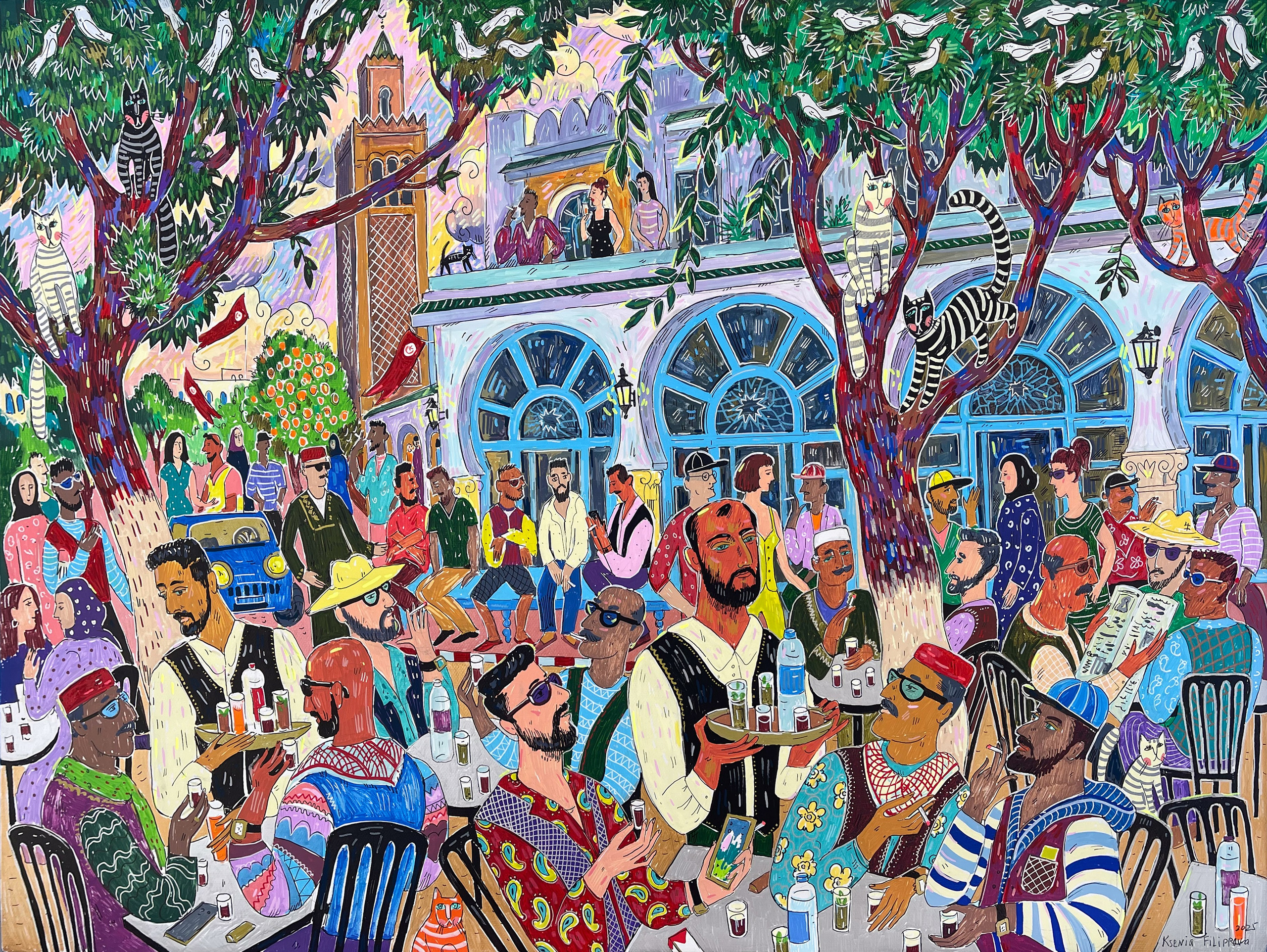 La Marsa. Artist Ksenia Filippova