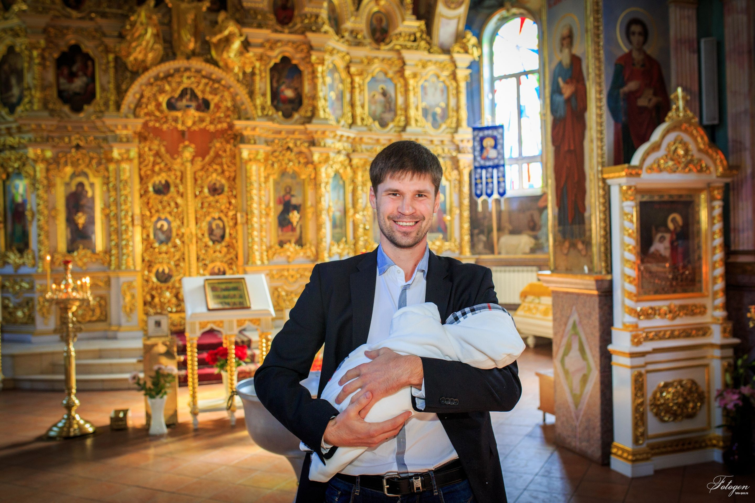 Крещение в кадре: Портфолио выездных фотосессий. Интерьерная фотостудия FOTOGEN г. Краснодар