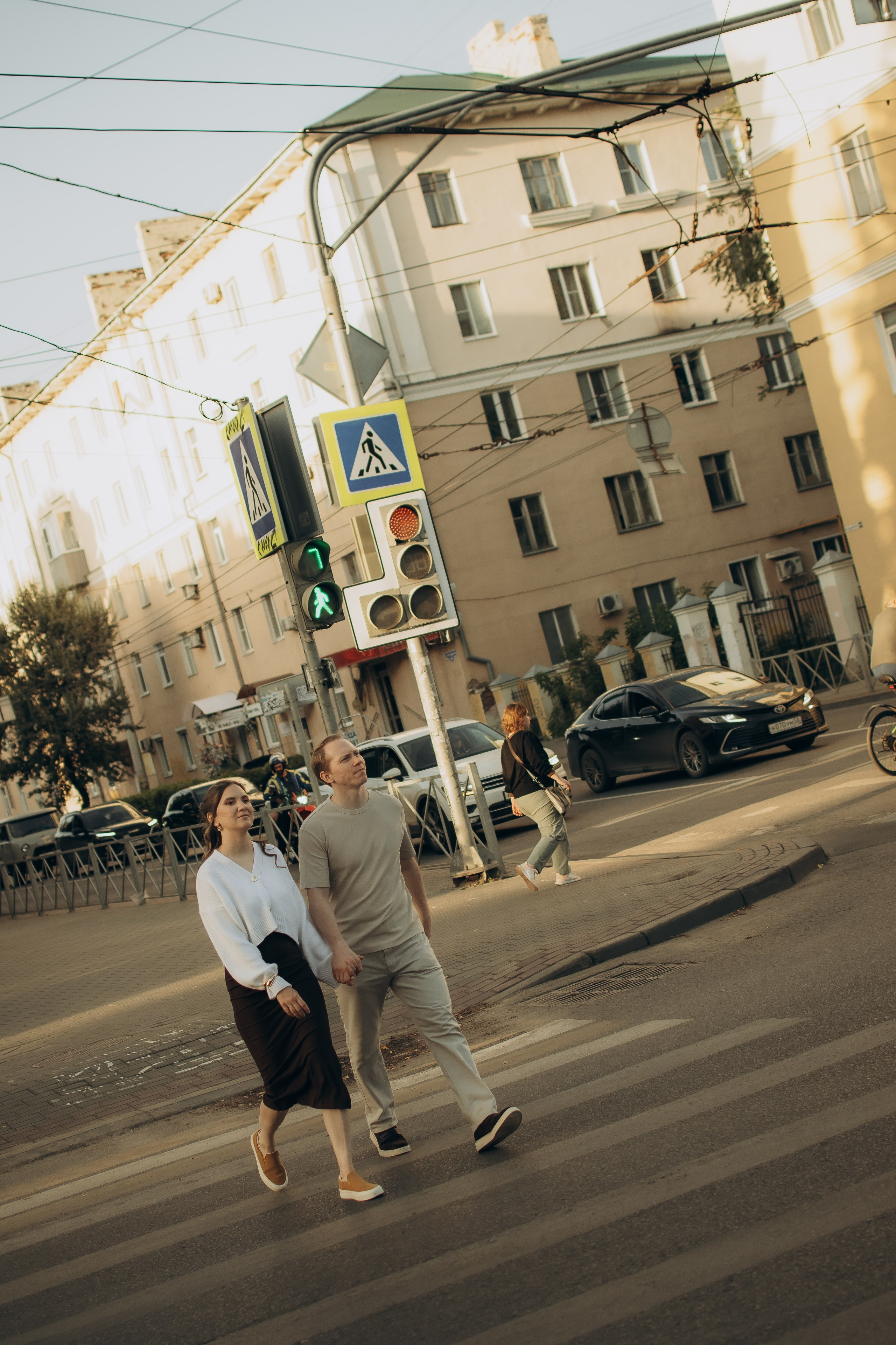 Света и Арсений. Прогулка по вечернему городу. Евгения Черных I Фотограф Пенза