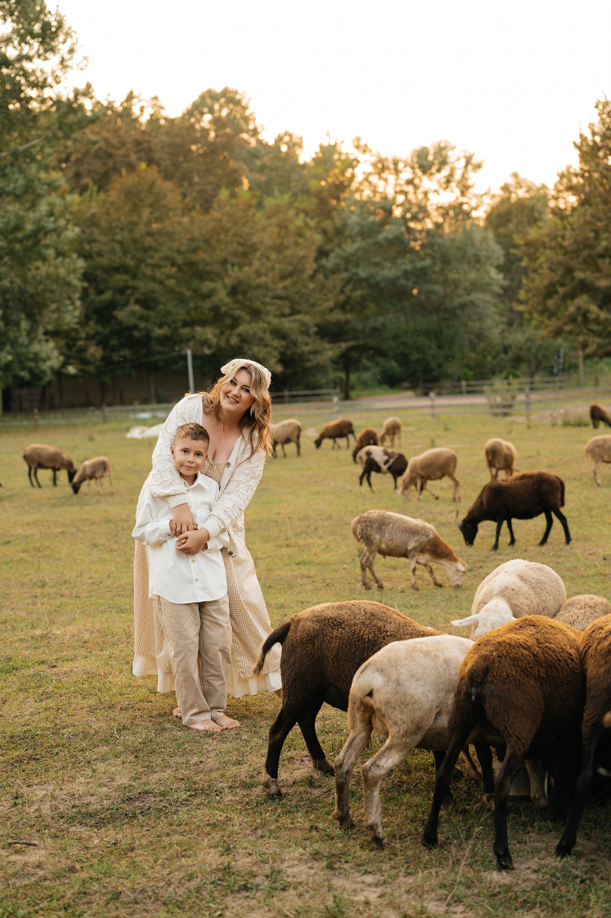 Семейная фотосессия на ферме. Свадебный и семейный фотограф в Краснодаре Алина Мельник
