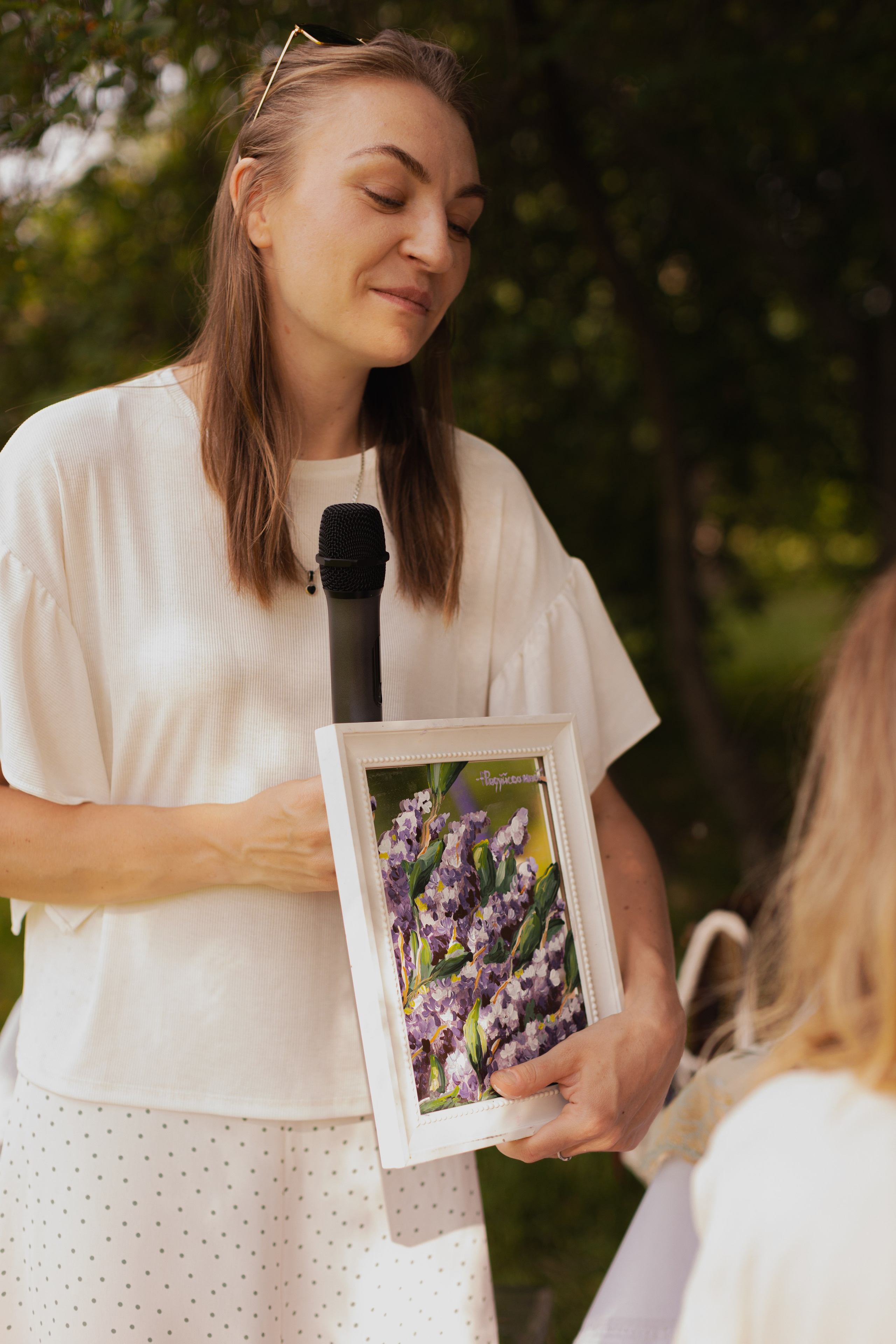 Мк Сирень на зеркале (девичник в парке). Анастасия Ракчеева Художник