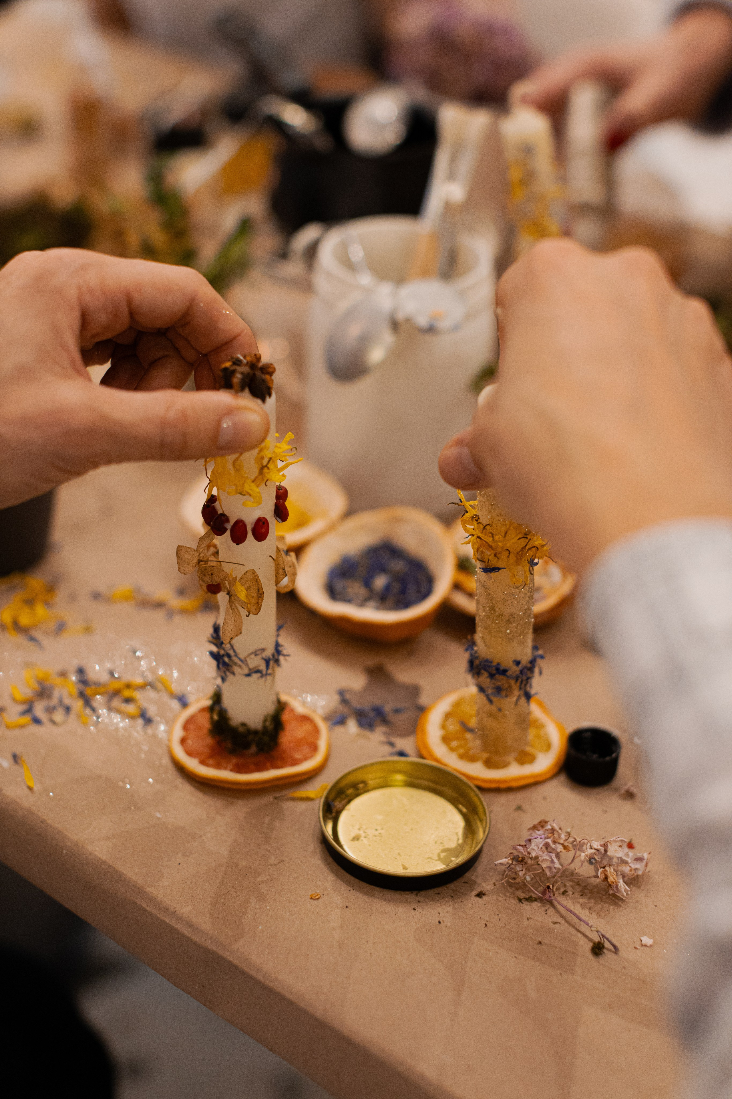 Мк свечи и венок (новогодний корпоратив). Анастасия Ракчеева Художник