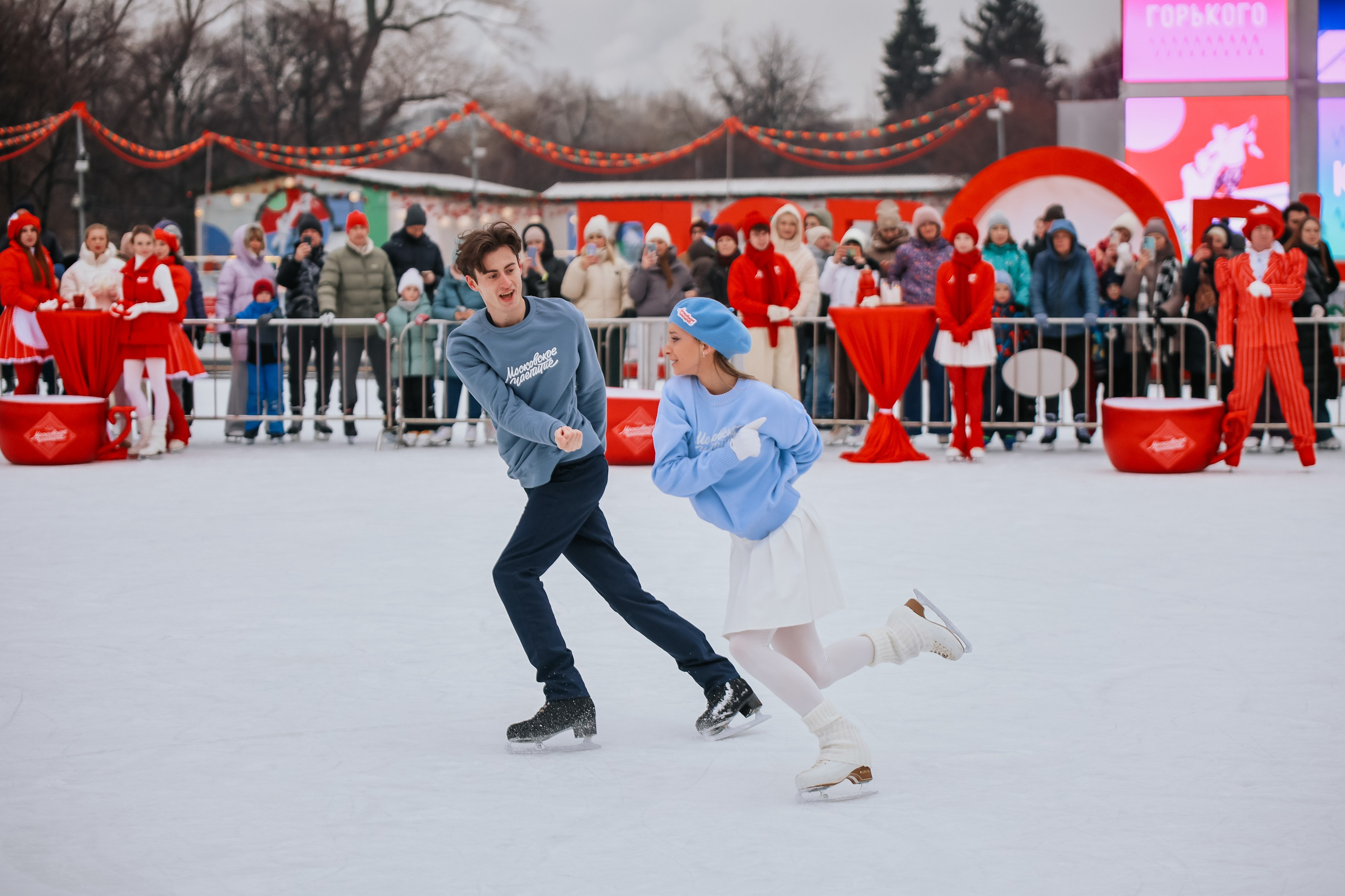 Ледовое шоу Парк Культуры проект Московское Чаепитие. Фотограф и видеограф Анна Домашенко
