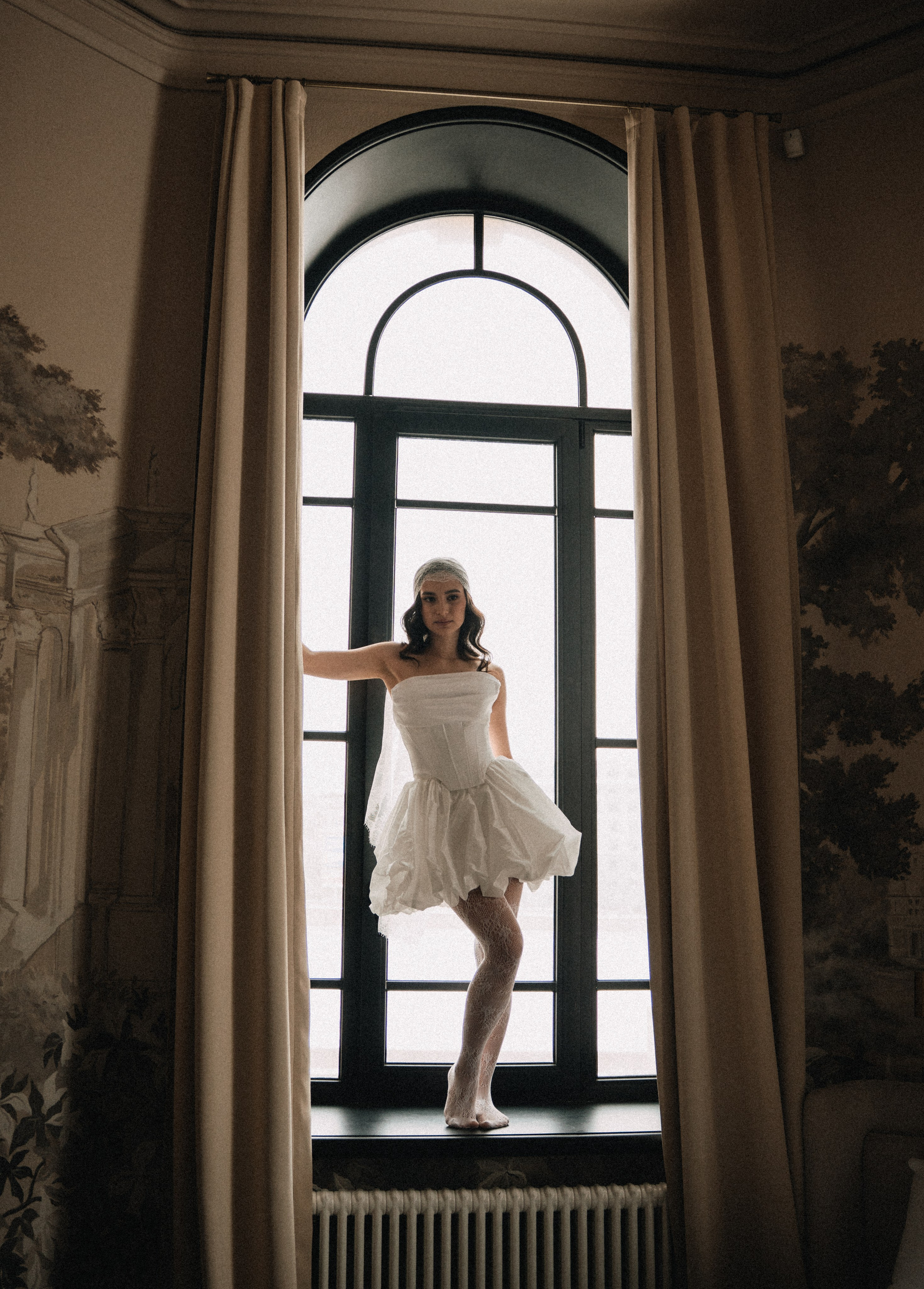 Свадебная фотосессия в Санкт-Петербурге. Утро невесты. особняк Балинского. Федосова Елизавета - свадебный фотограф СПб.
