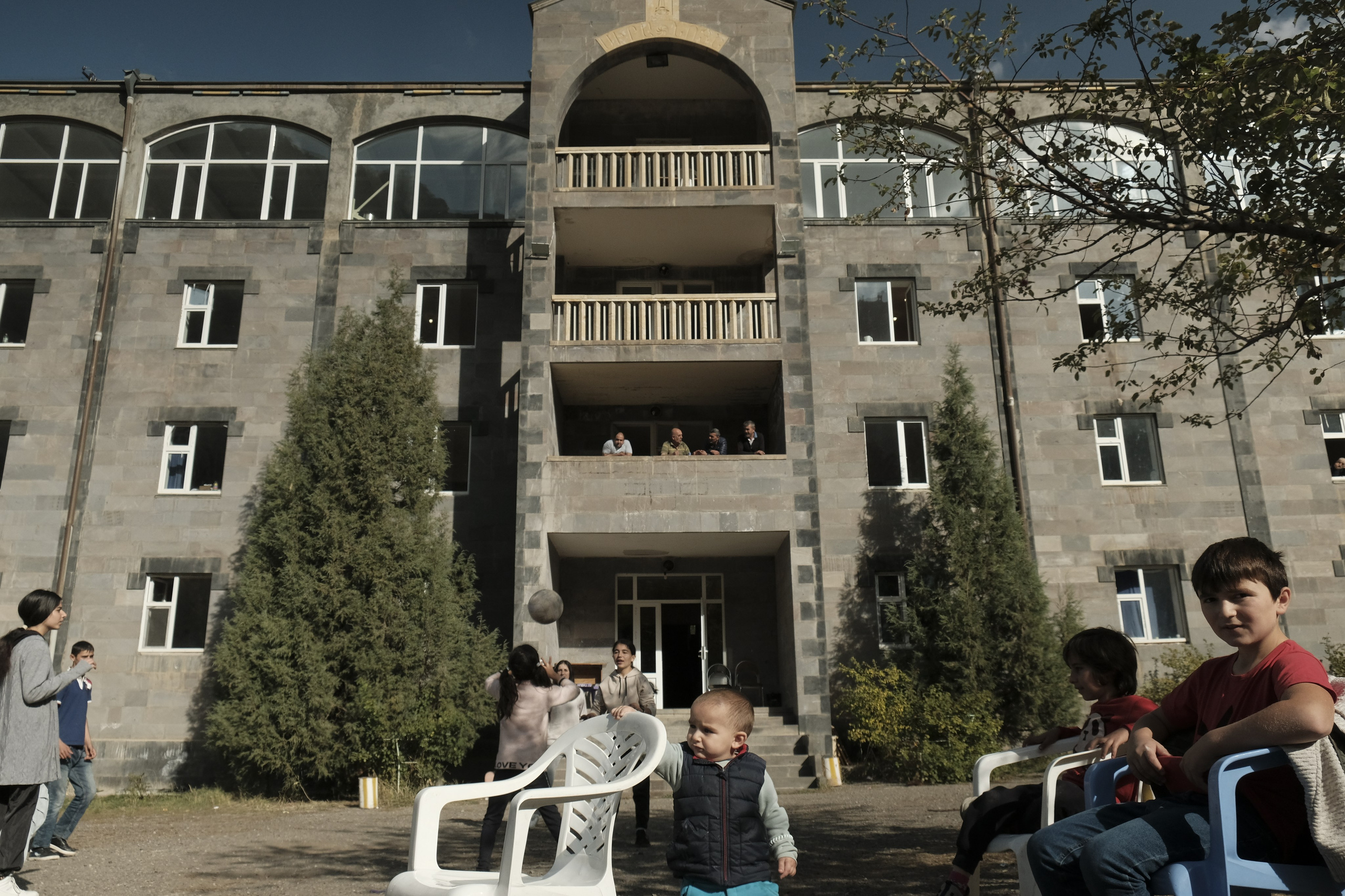 A camp for refugees from Nagorno-Karabakh. Kirillov Egor