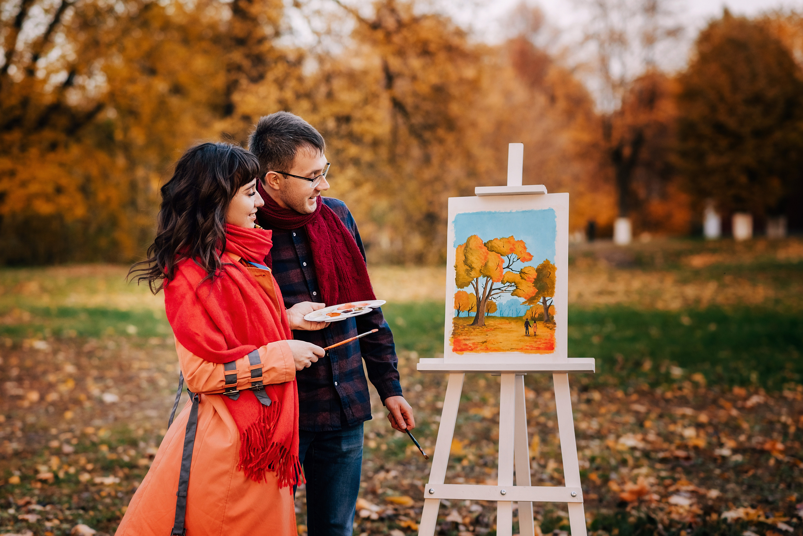 Катя & Дима (он её нарисовал…). Свадебный и семейный фотограф Чебоксары Ольга Ник