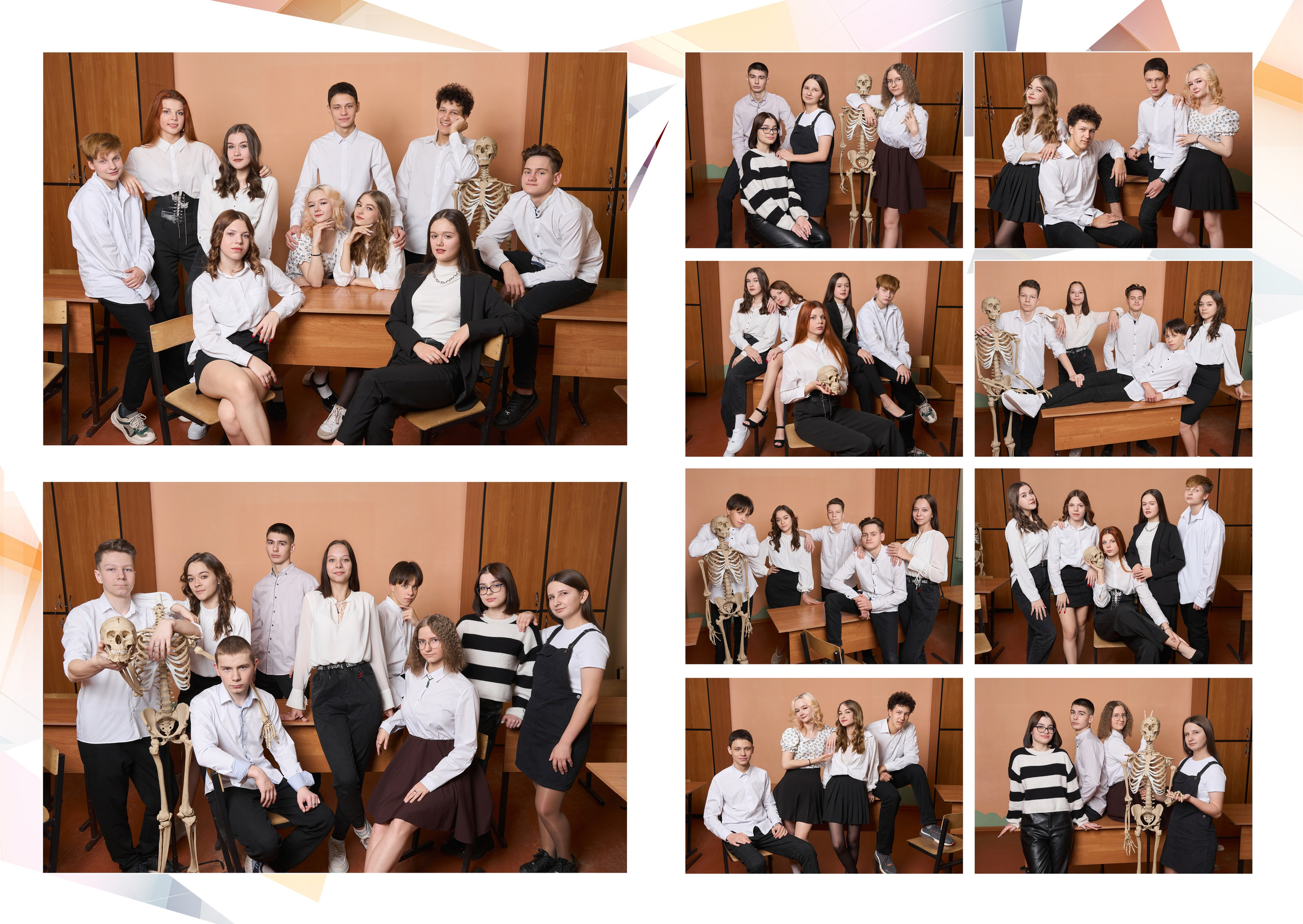 Выпускной альбом 9, 11 класс в Заволжье, Городце. Школьный фотограф. Фотограф в Заволжье Алексей Шабалин