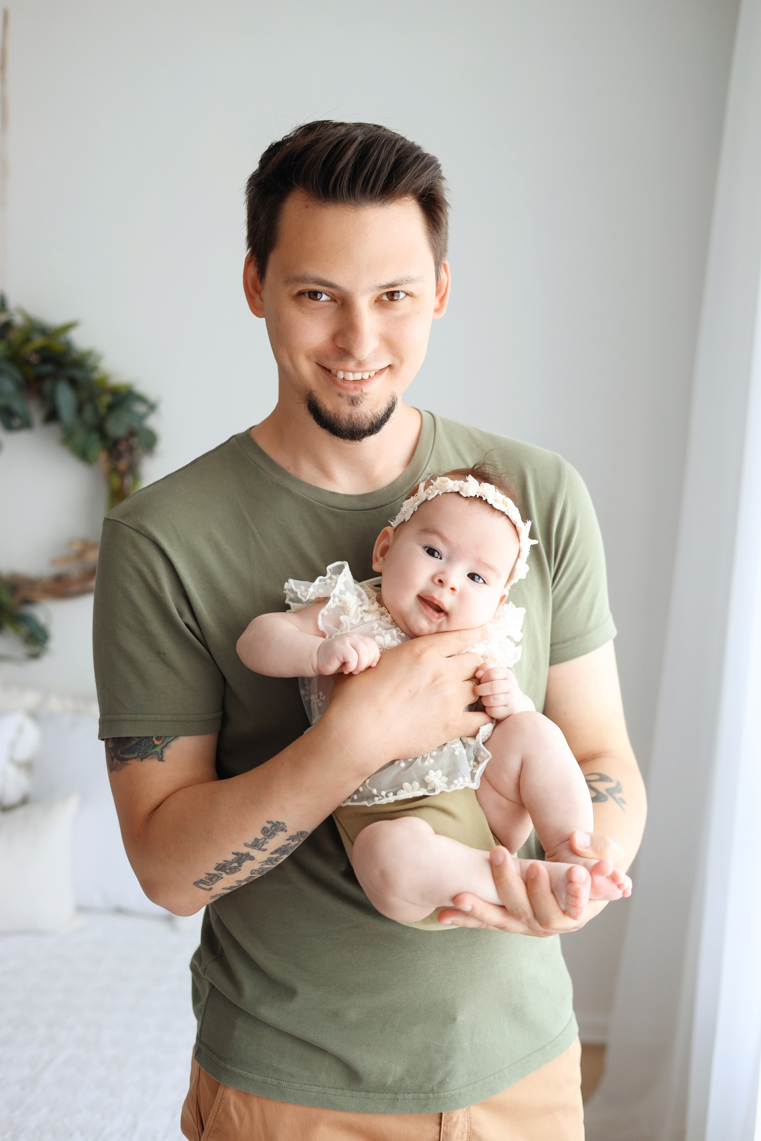 Фотосессия Василисы в студии в Бутово. Фотограф новорожденных Москва. Ньюборн фотограф Москва