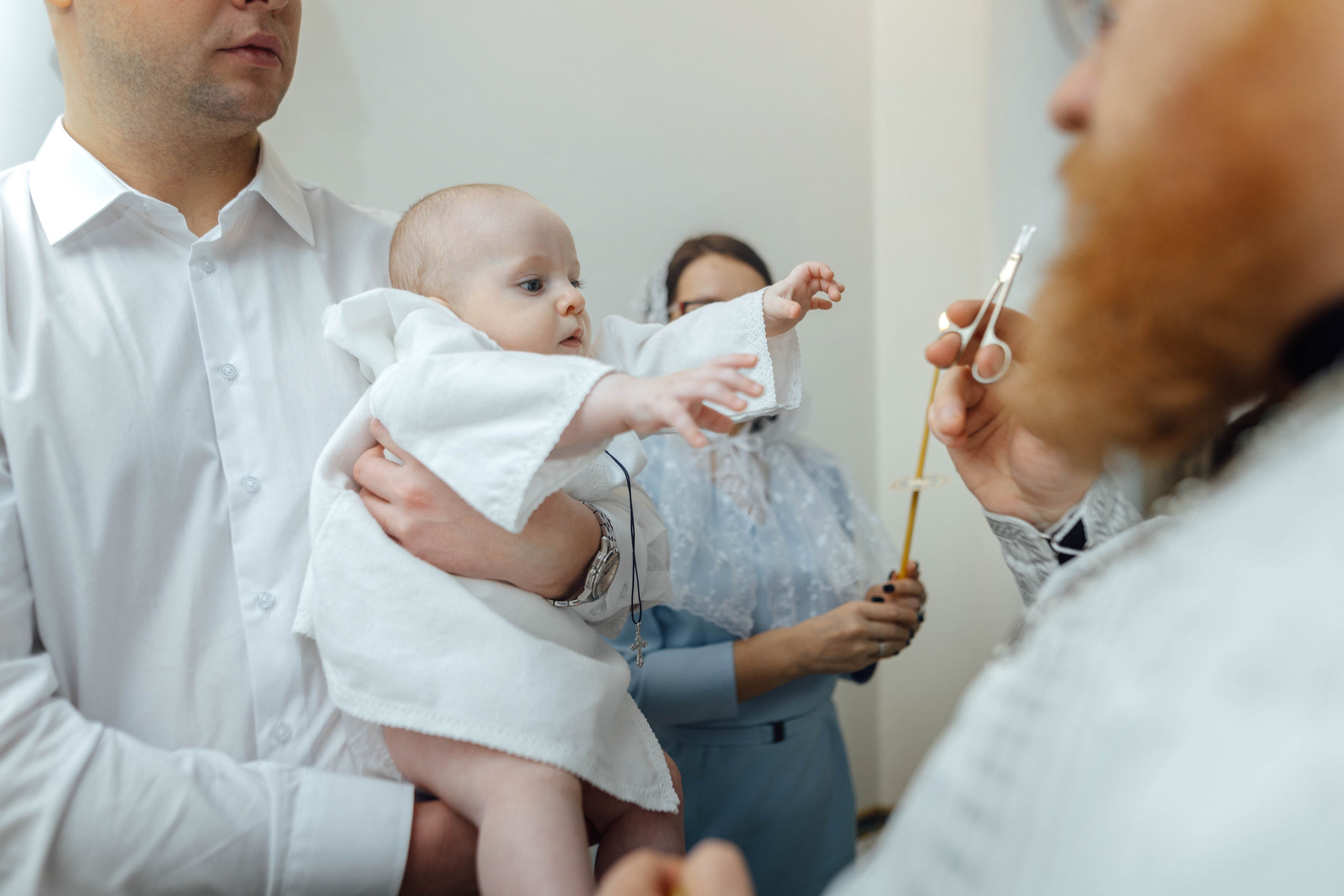 Крещение Матвея, храм Святой Троицы, декабрь 2025