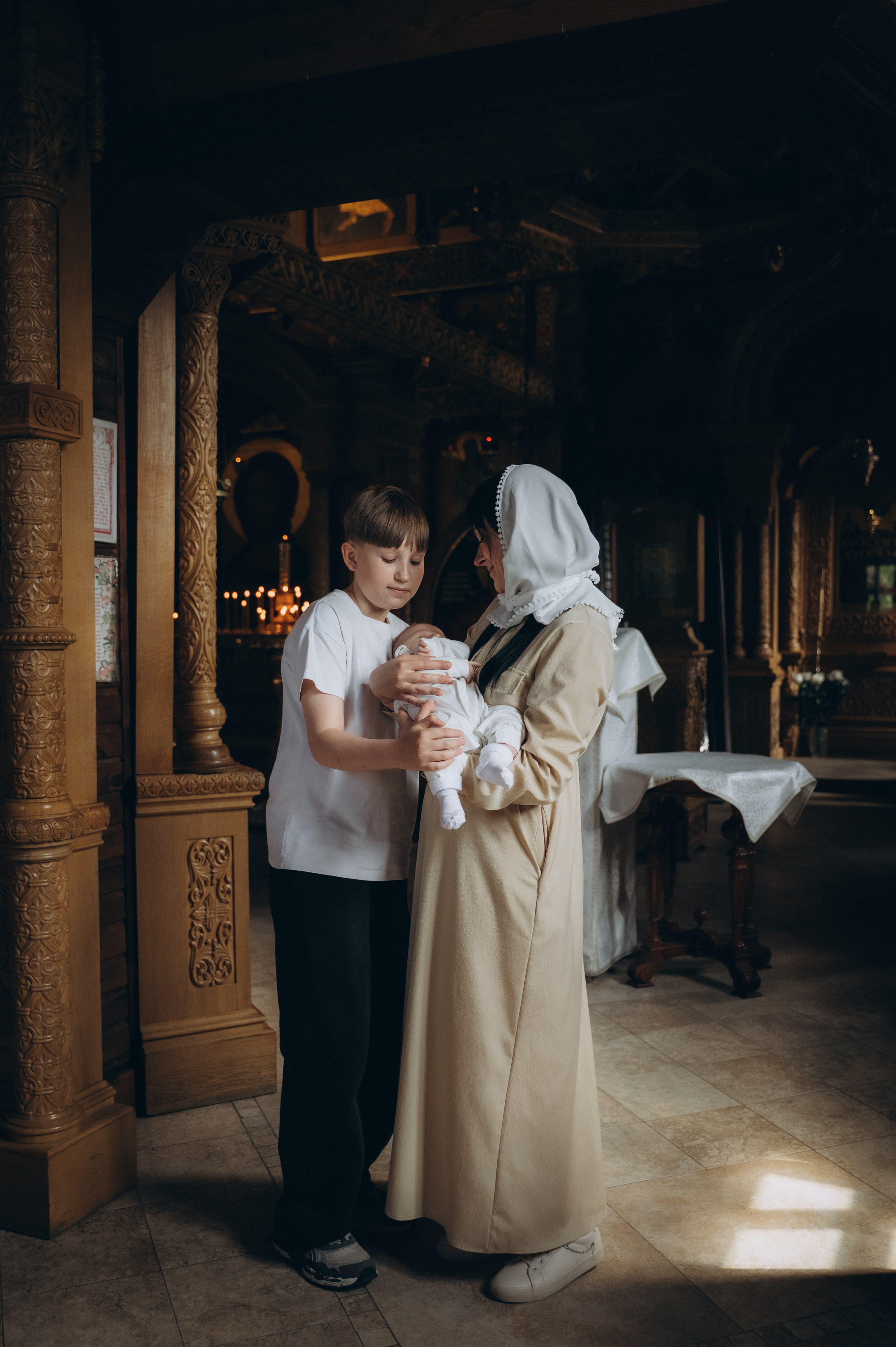 Крещение Александра (Оптинских старцев). Семейный фотограф в Минске Дарья Дреко