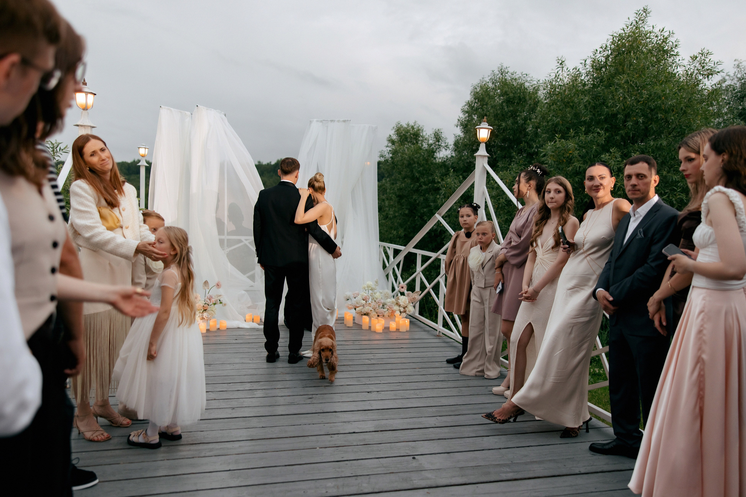 Свадебная фотосессия Настя, Макс и Карюша. Свадебный фотограф Москва