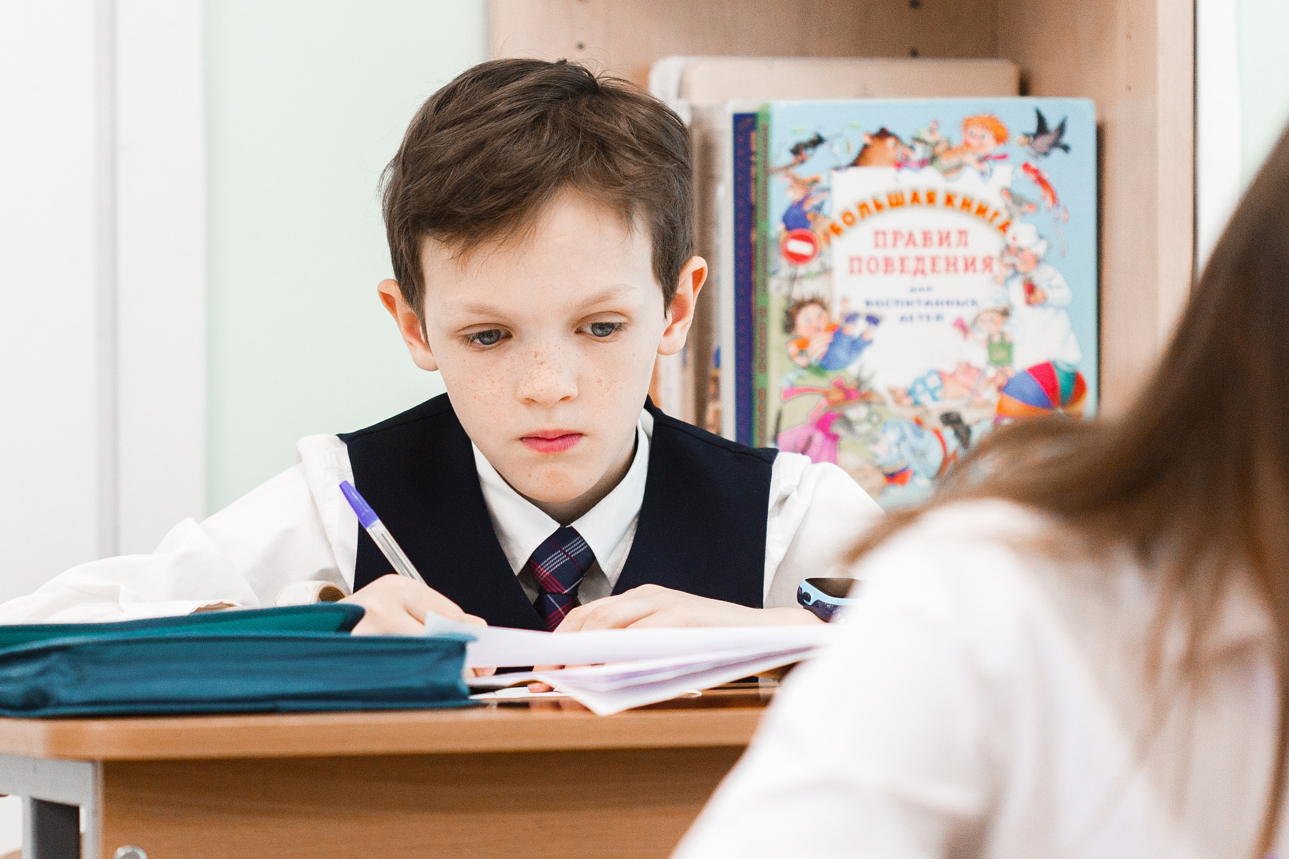 Школьная фотосъемка 3-го класса. Репортажный фотограф Борис Геер