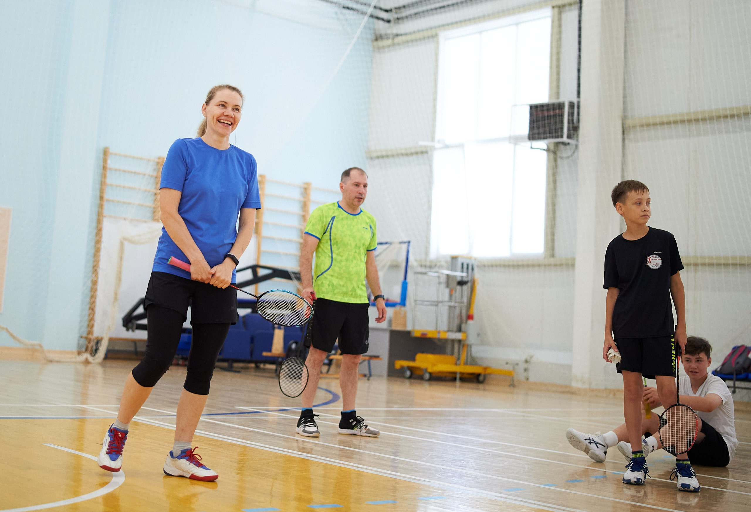Бадминтон. Мастер-класс Любови Сухановой. Ижевск. 20.07.2024. Спортивный репортажный фотограф в Ижевске Сергей Мерзляков
