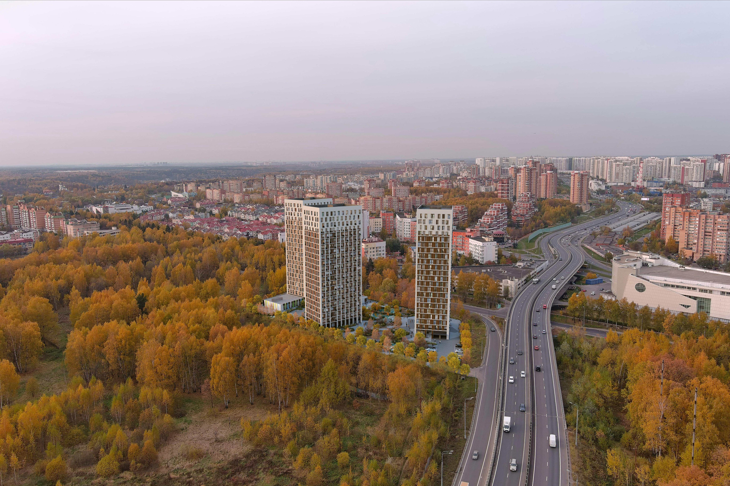 Жилой комплекс с ДОО. Иван Ваганов. Портфолио