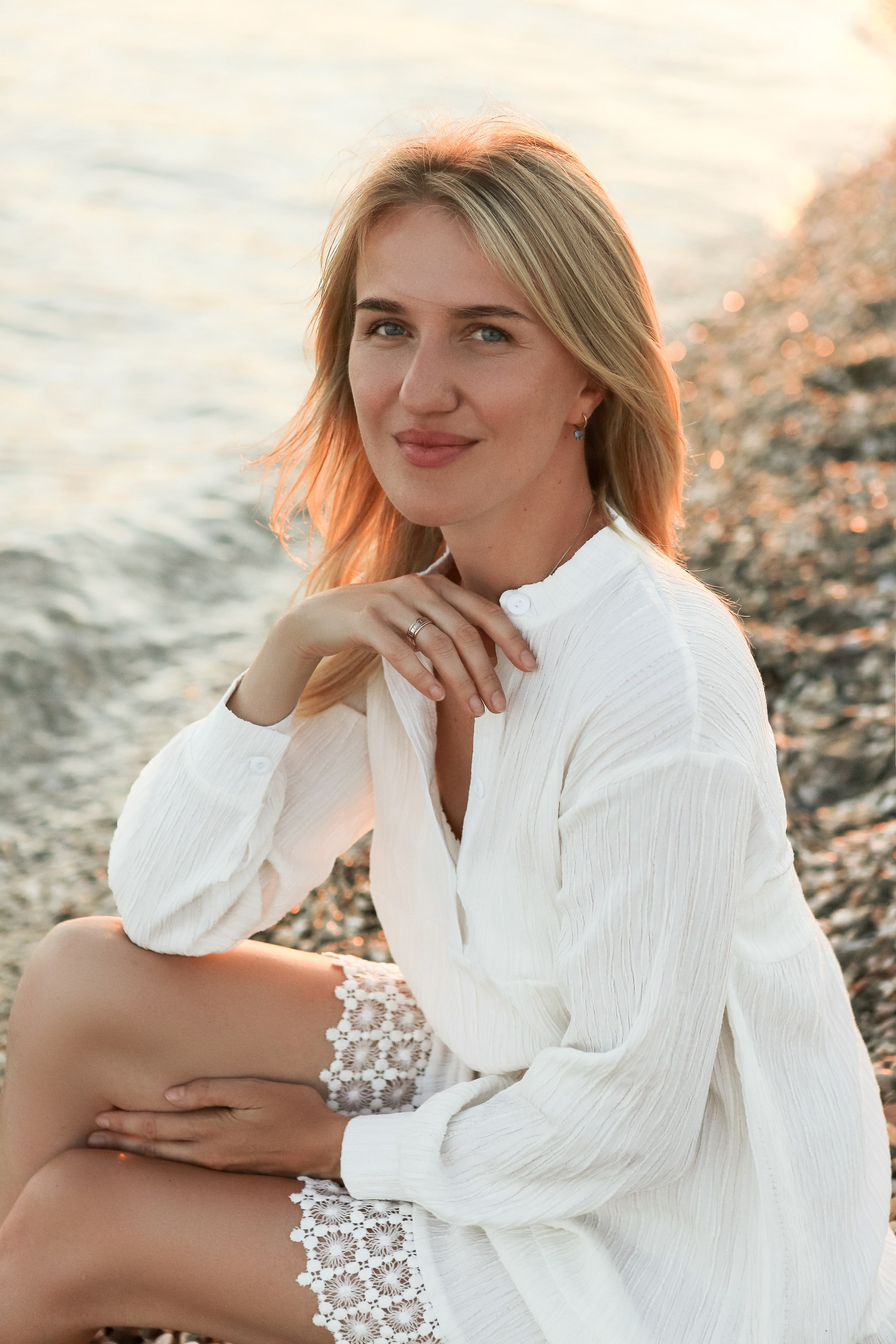 Фотосессия у моря на закате в Евпатории